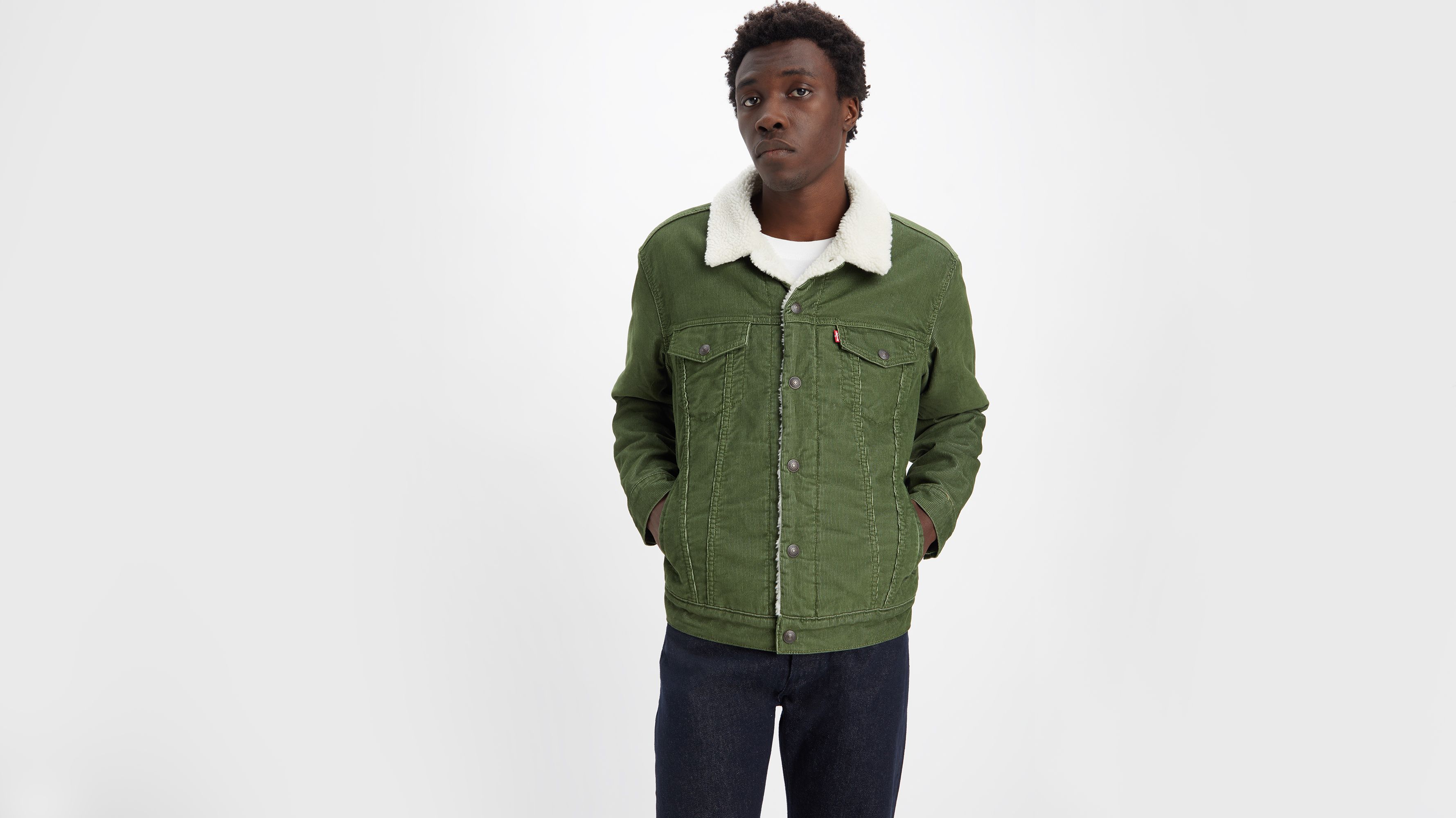 Veste levis online verte