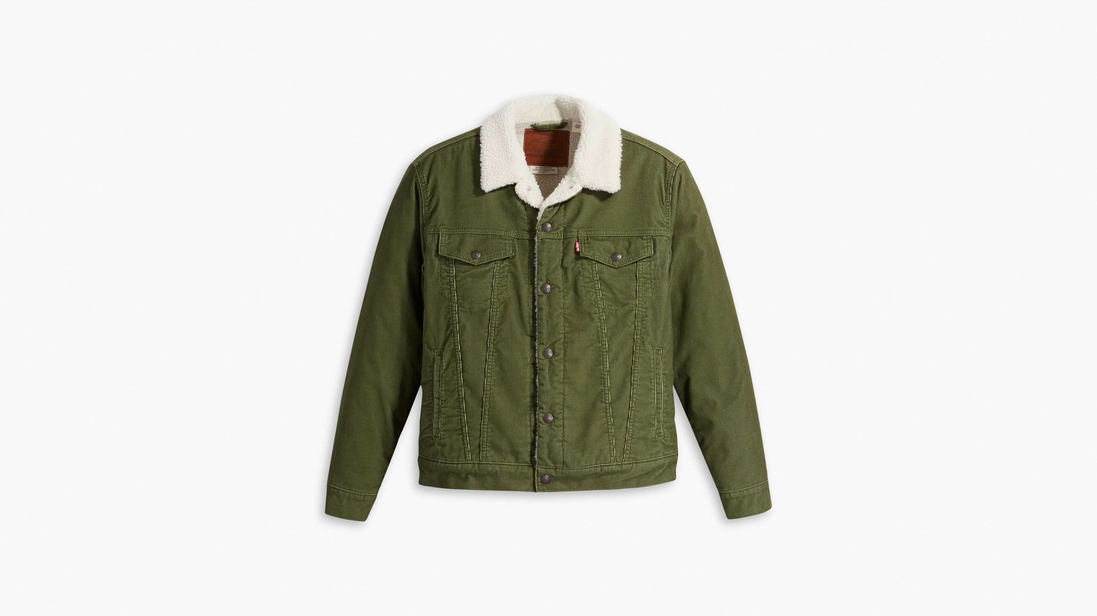 Type Iii Corduroy Sherpa Trucker Jacket - Green | Levi's® US