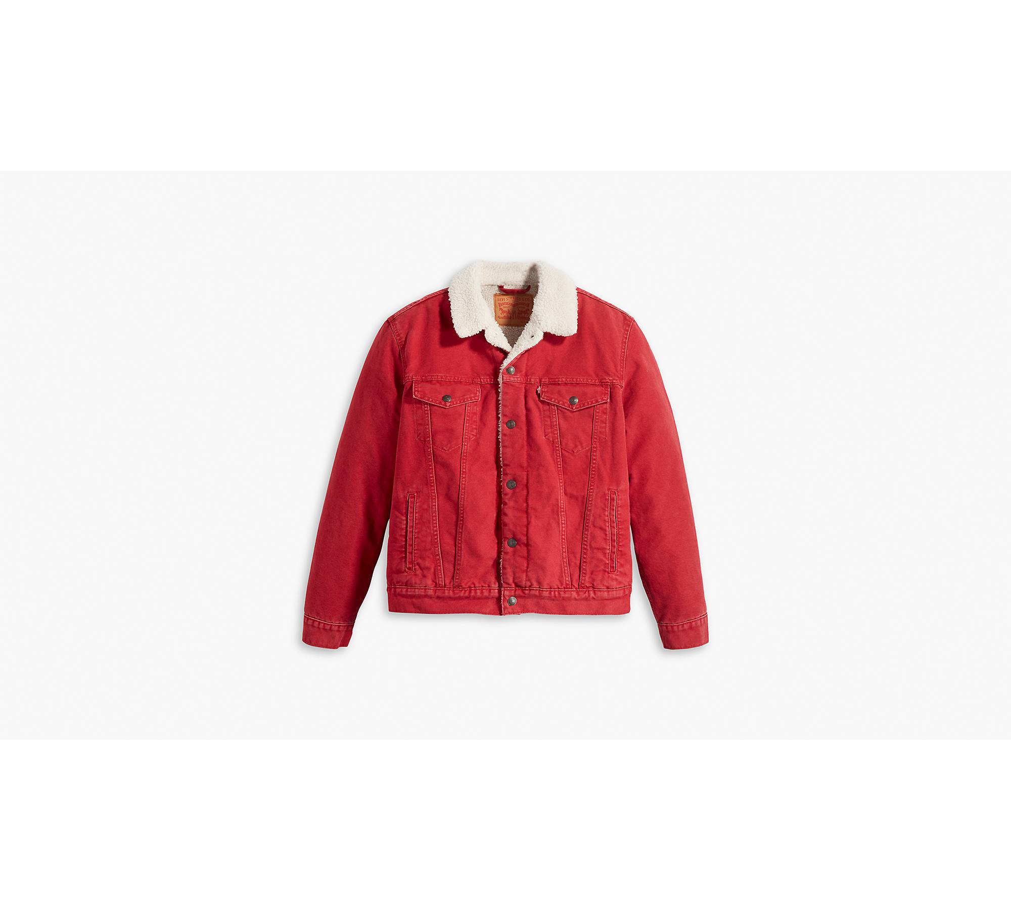 Type Iii Sherpa Trucker Jacket - Red | Levi's® US