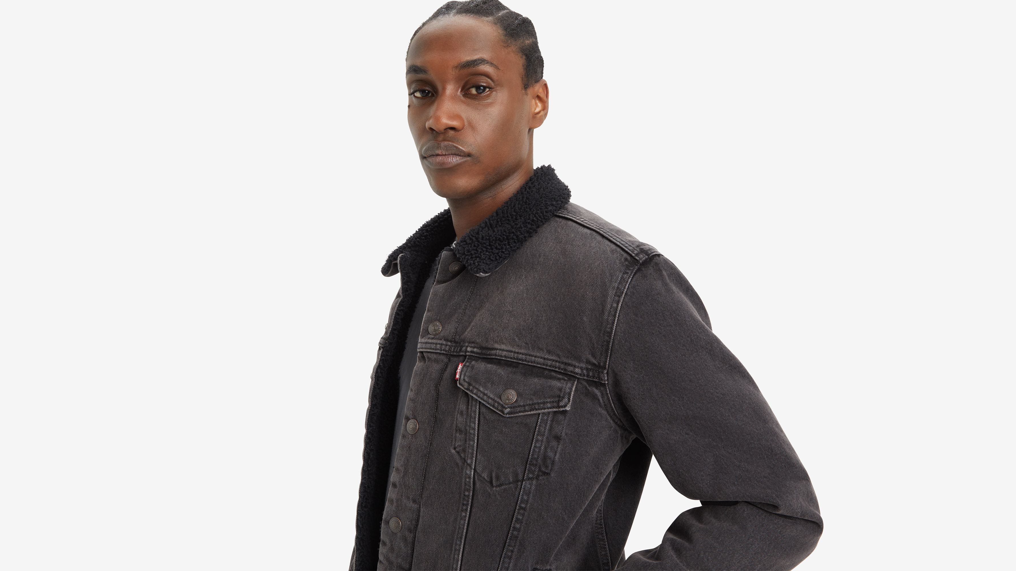 Type Iii Sherpa Trucker Jacket Black Levi's® FR