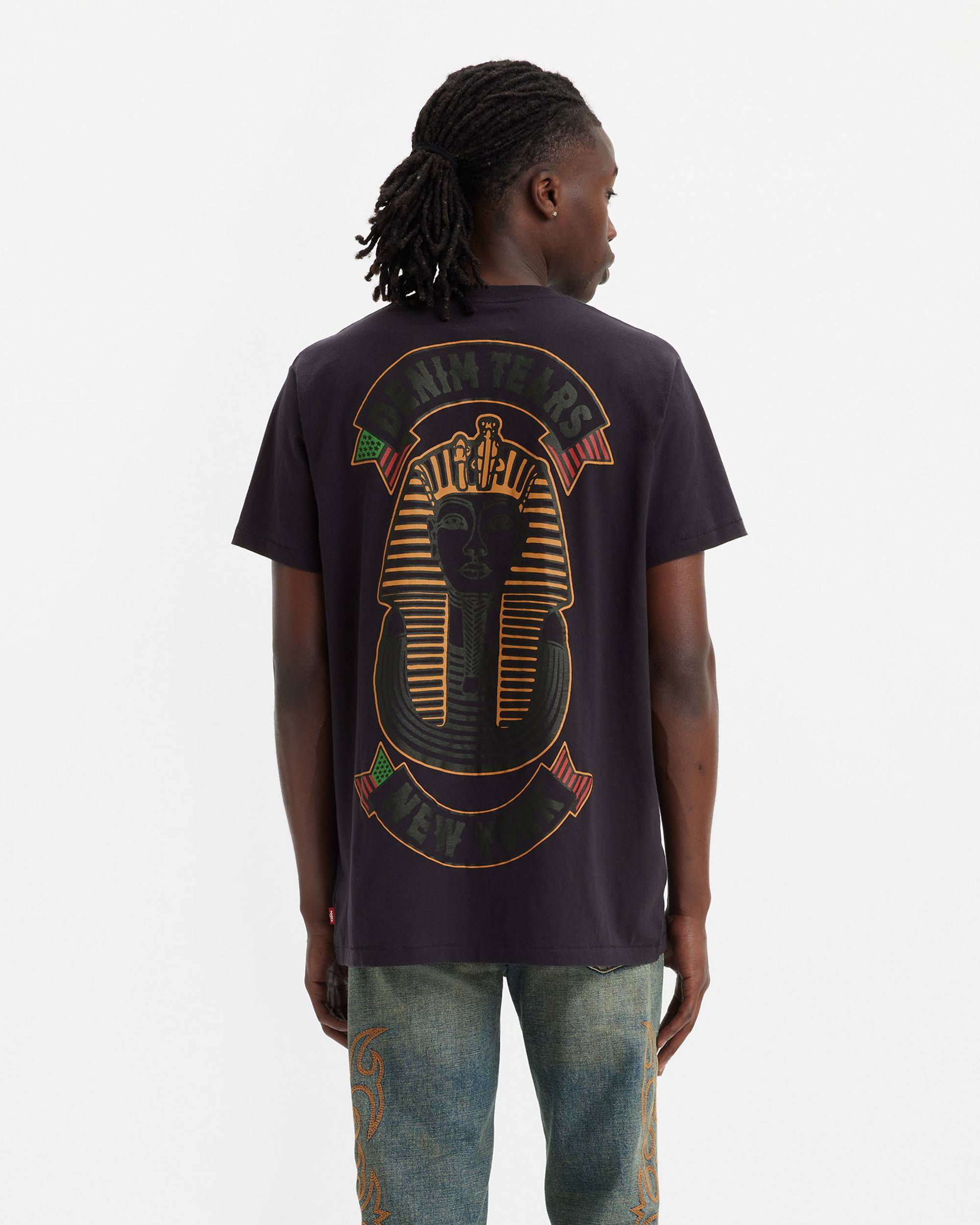 Levi's® X Denim Tears Longest Ride Tee - Black | Levi's® GB Levi's® X Denim Tears Longest Ride Tee - Black | Levi's® GB