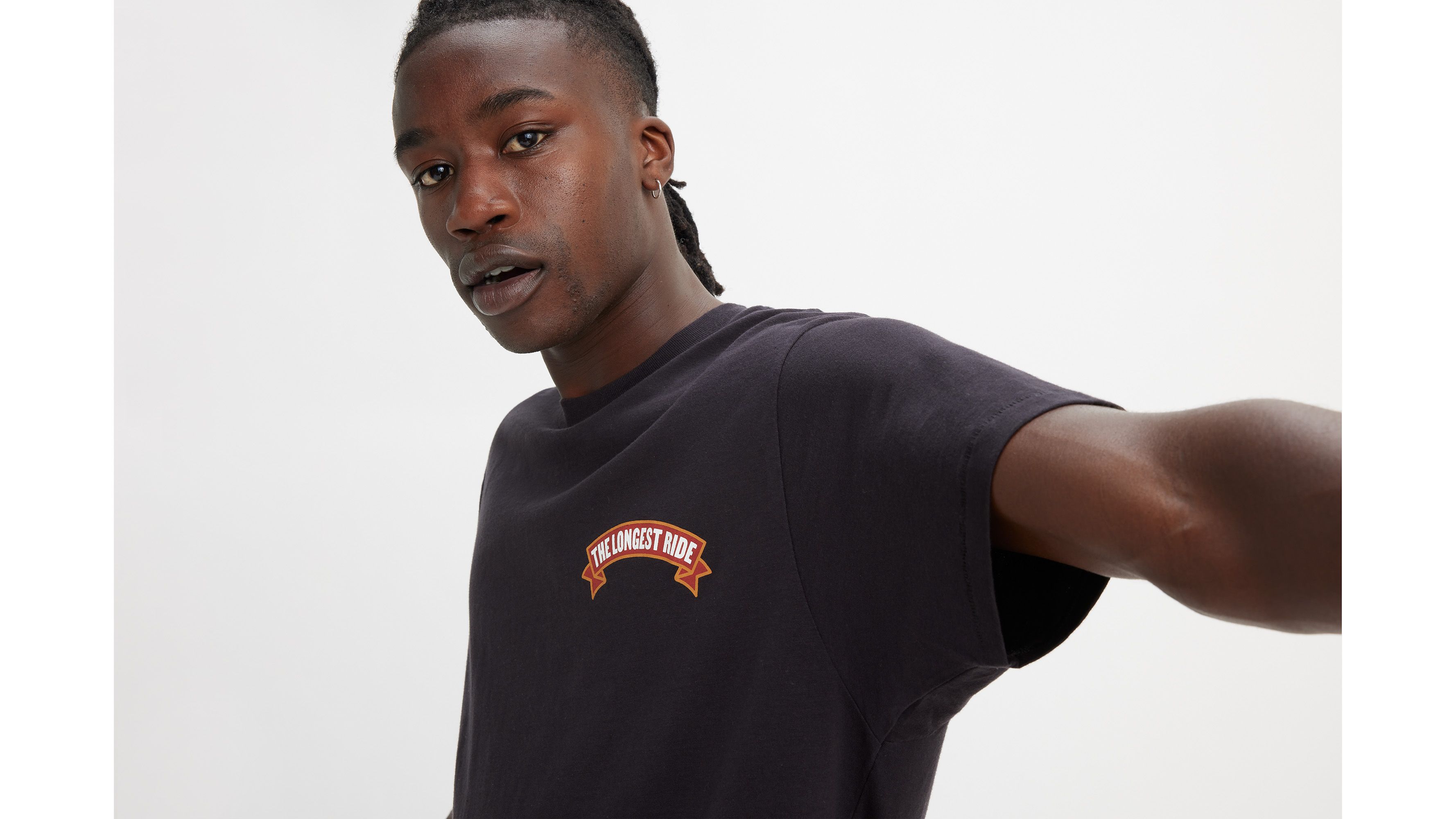 Levi's® X Denim Tears Longest Ride Tee - Black | Levi's® ES