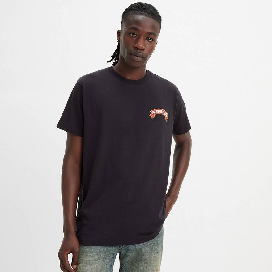 Levi's® X Denim Tears Longest Ride Tee - Black | Levi's® CA Levi's® X Denim Tears Longest Ride Tee - Black | Levi's® CA