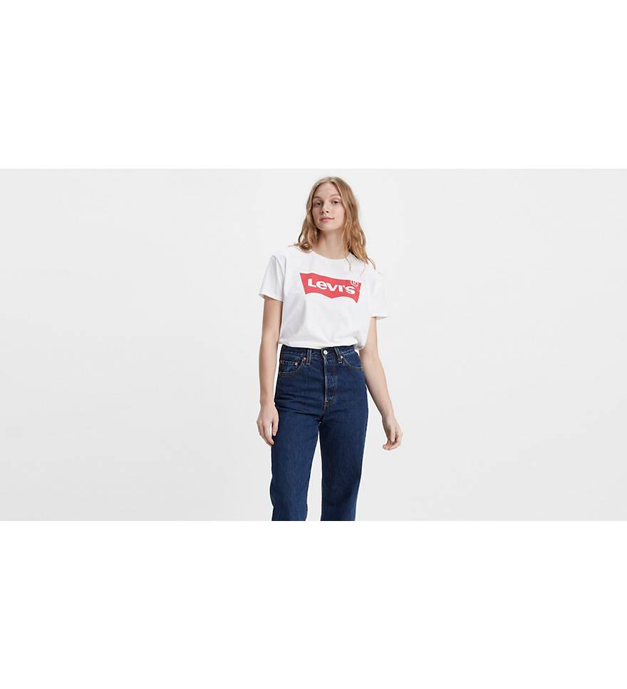 punktum Hviske Array Short Sleeve Vintage Levi's® Logo T-shirt - White | Levi's® US