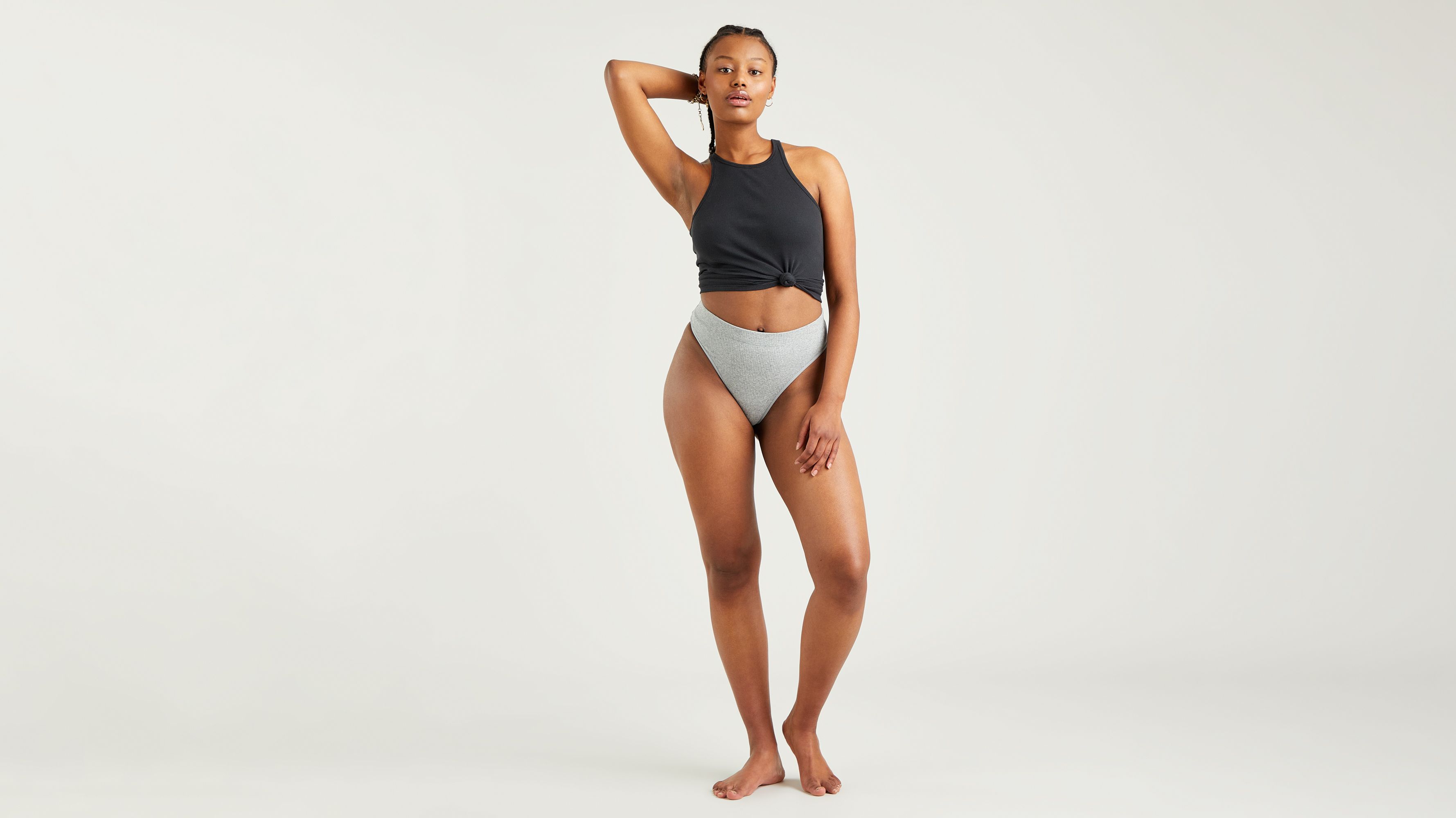 Rib High Rise Brief 1