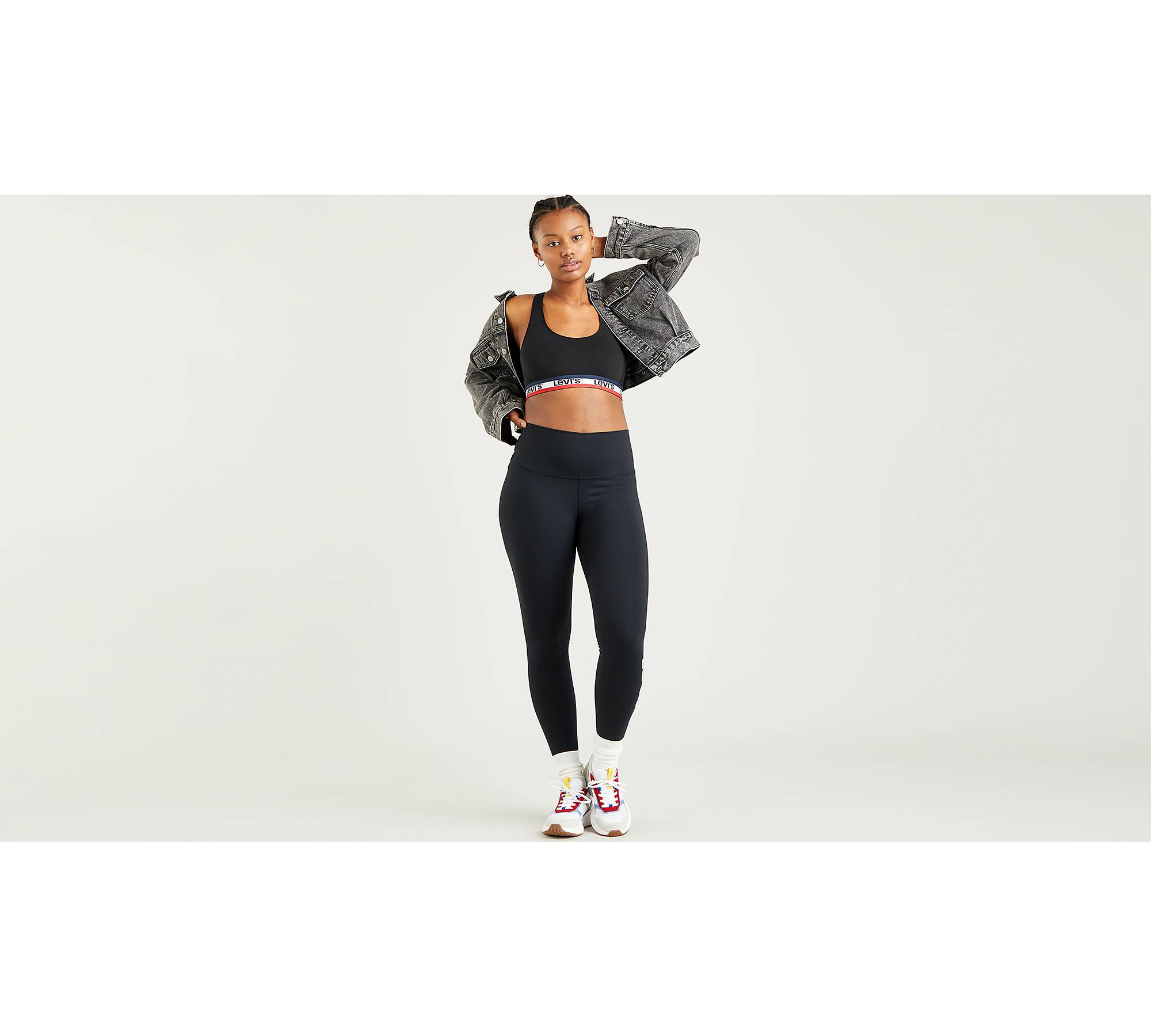 DKNY Sport Womens Black Athletic Leggings Size Small - beyond exchange