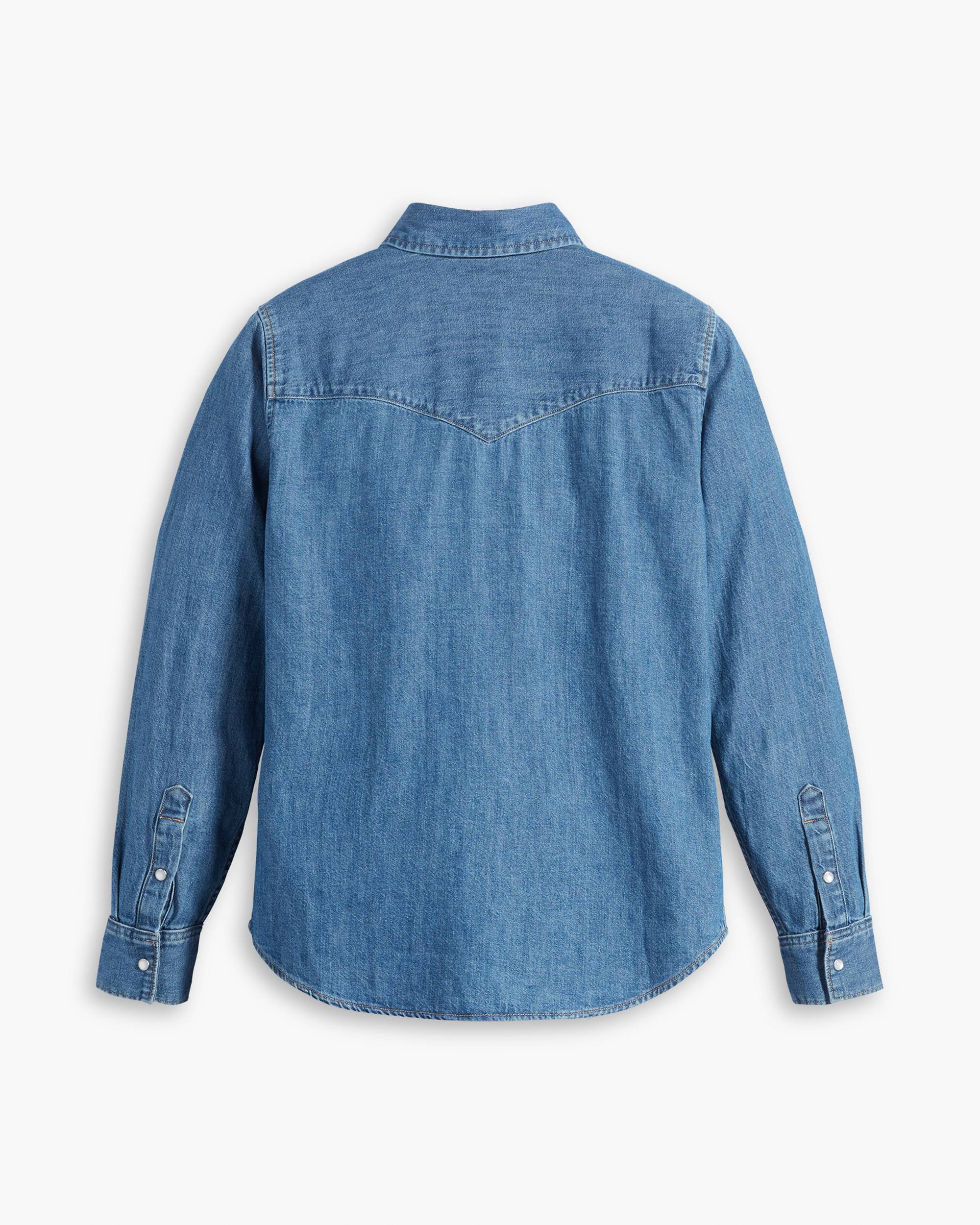 Iconic Western Denim Shirt - Medium Wash | Levi's® CA Iconic Western Denim Shirt - Medium Wash | Levi's® CA