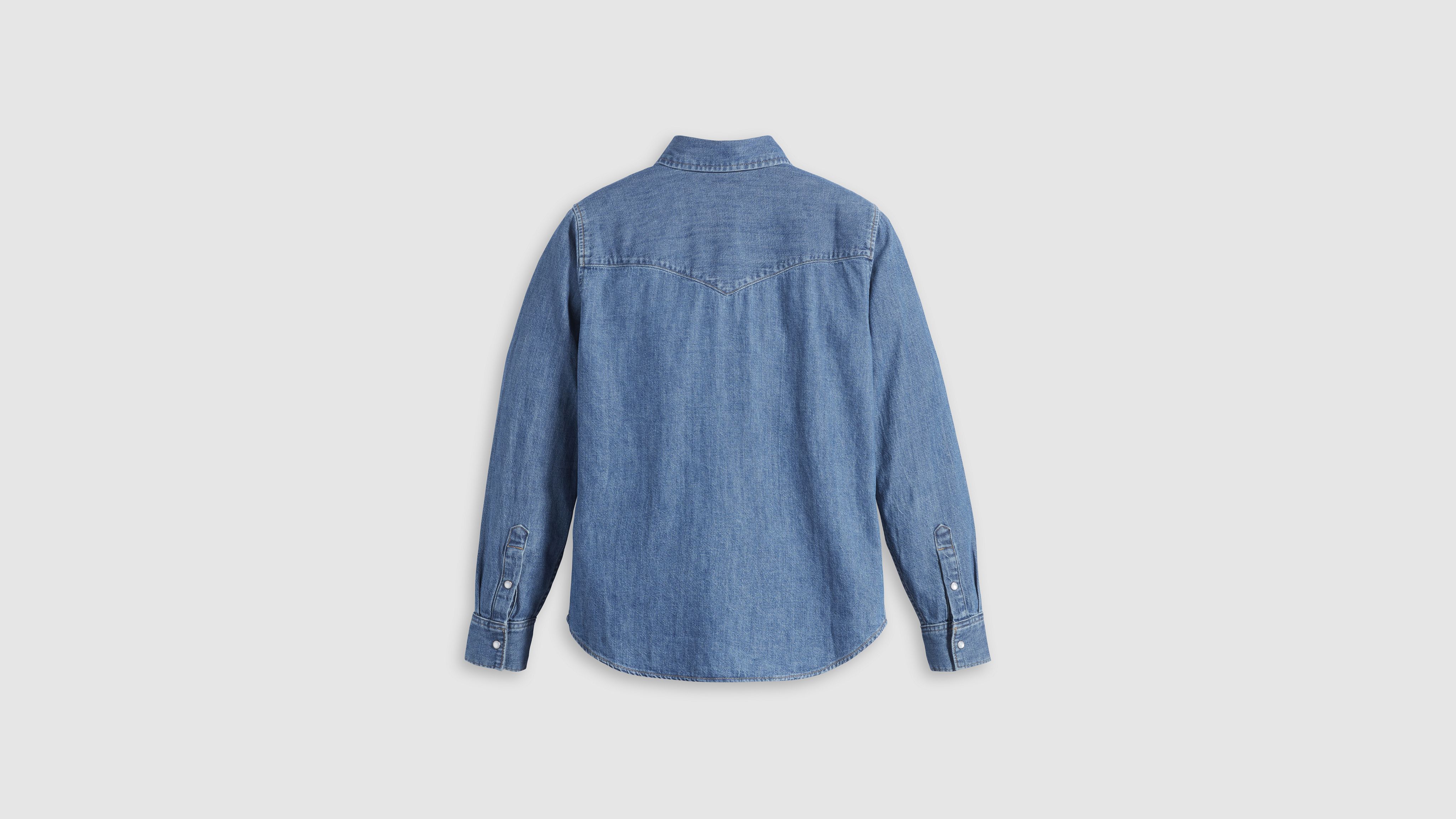 売れ筋商品|||トミーヒルフィガー シャツ レディース トップス REGULAR WESTERN SHIRT - Button-down blouse - blue denim Iconic Western Denim Shirt - Medium Wash | Levi's® US