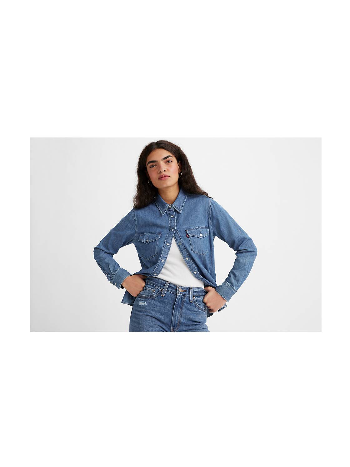 Essentials Women's Relaxed-Fit Long-Sleeve Linen Shirt, Navy  Crossdye, X-Small : : Clothing, Shoes & Accessories