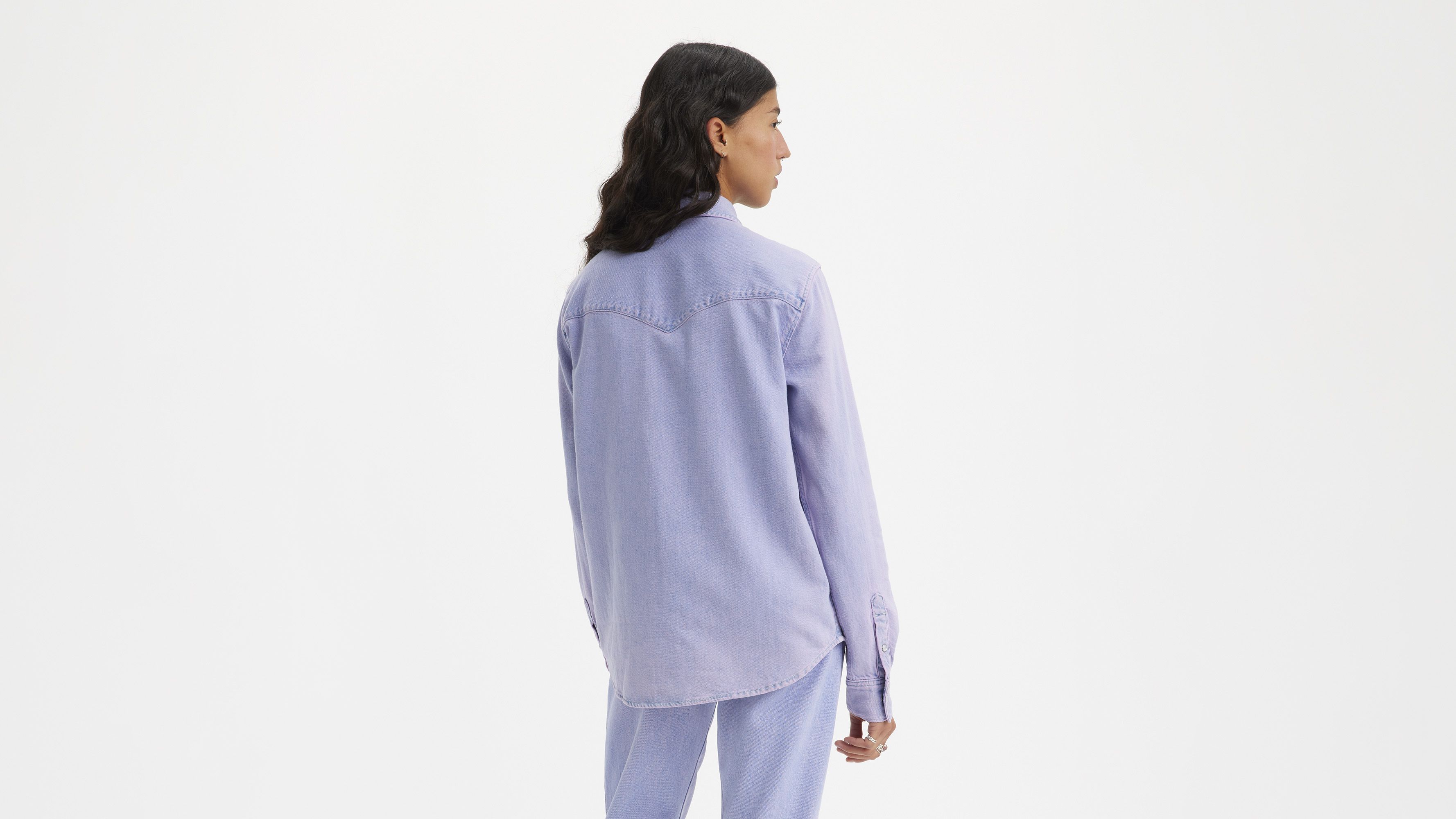 Iconic Western Denim Shirt - Purple | Levi's® US Iconic Western Denim Shirt - Purple | Levi's® US