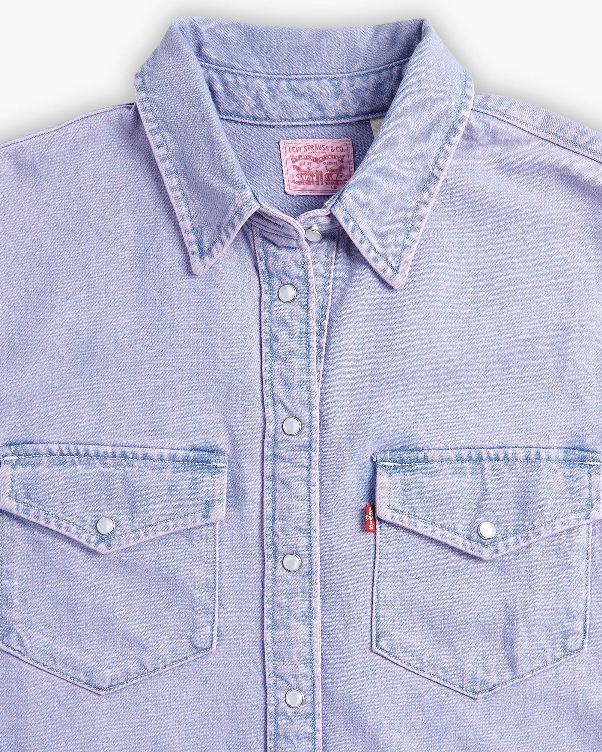 Iconic Western Denim Shirt - Purple | Levi's® US Iconic Western Denim Shirt - Purple | Levi's® US