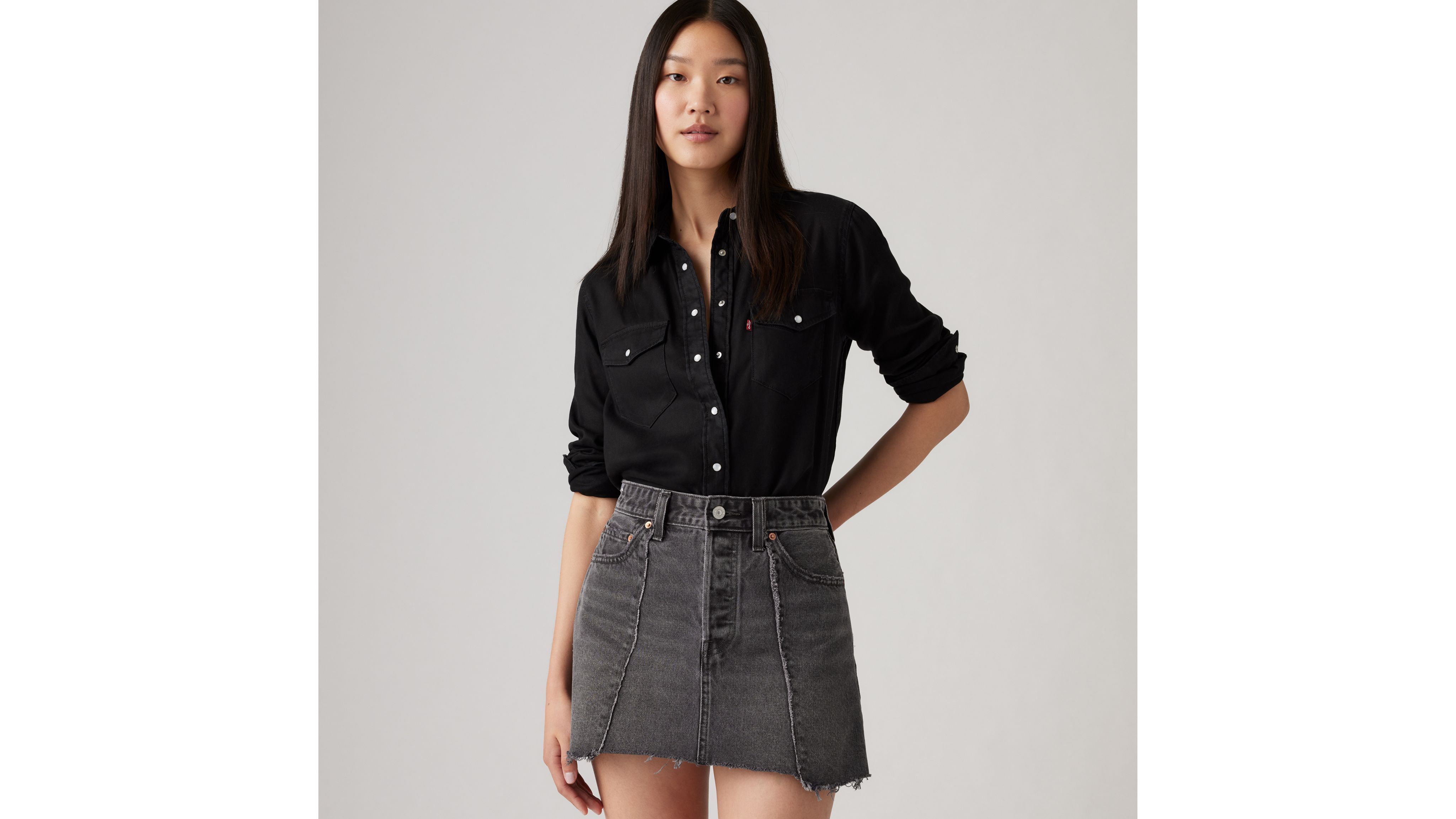 Iconic Western Denim Shirt - Black | Levi's® US