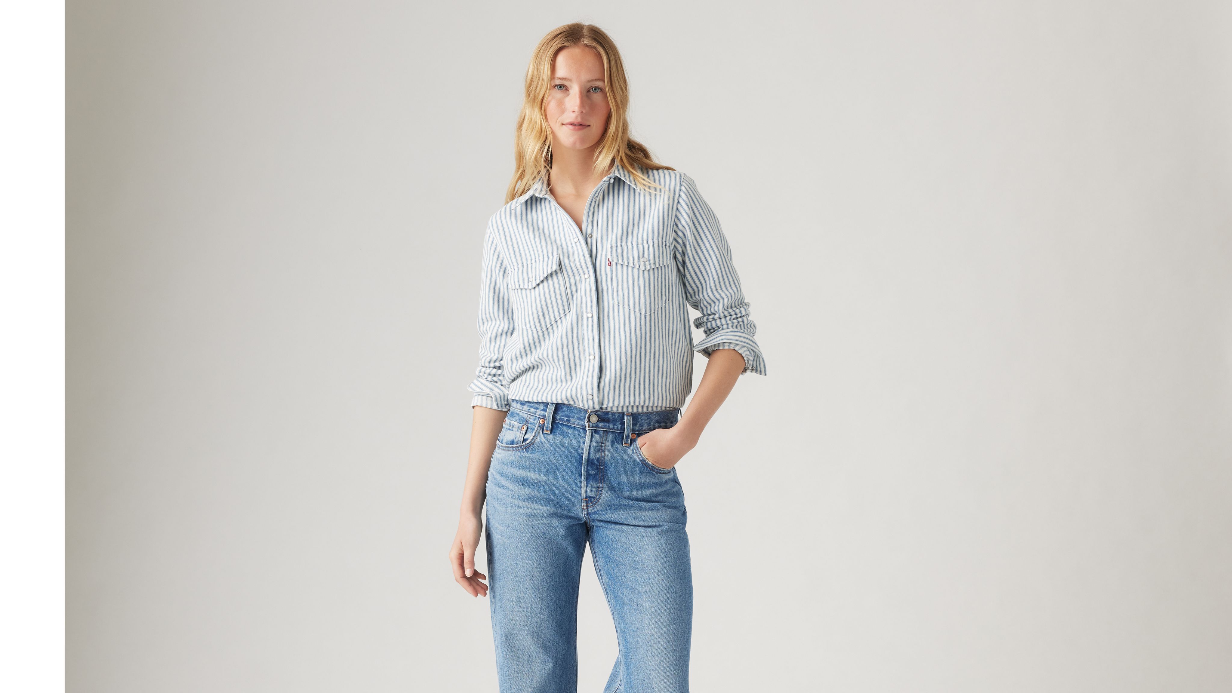 Iconic Western Denim Shirt - Blue | Levi's® US