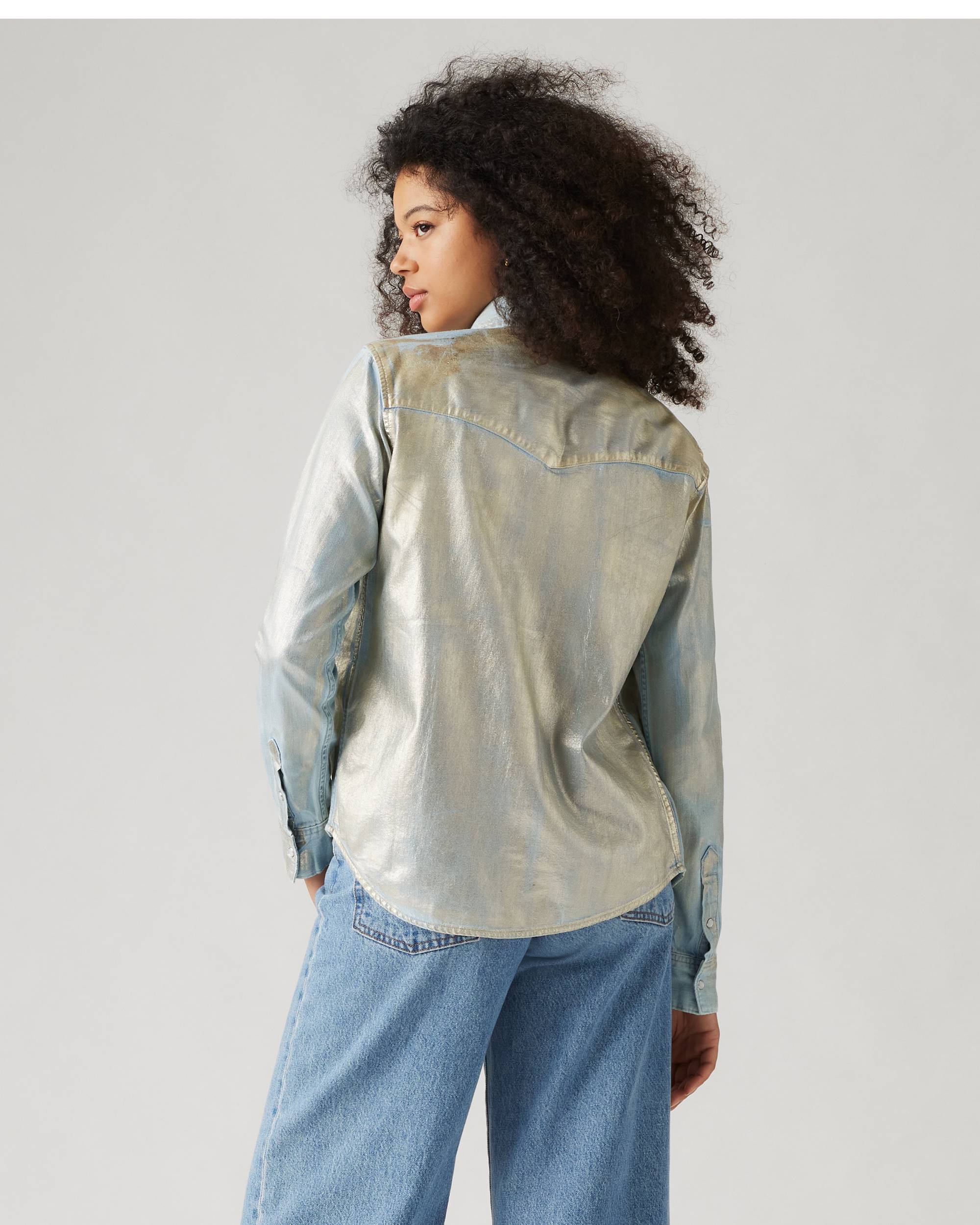 Iconic Western Denim Shirt - Medium Wash | Levi's® US Iconic Western Denim Shirt - Medium Wash | Levi's® US