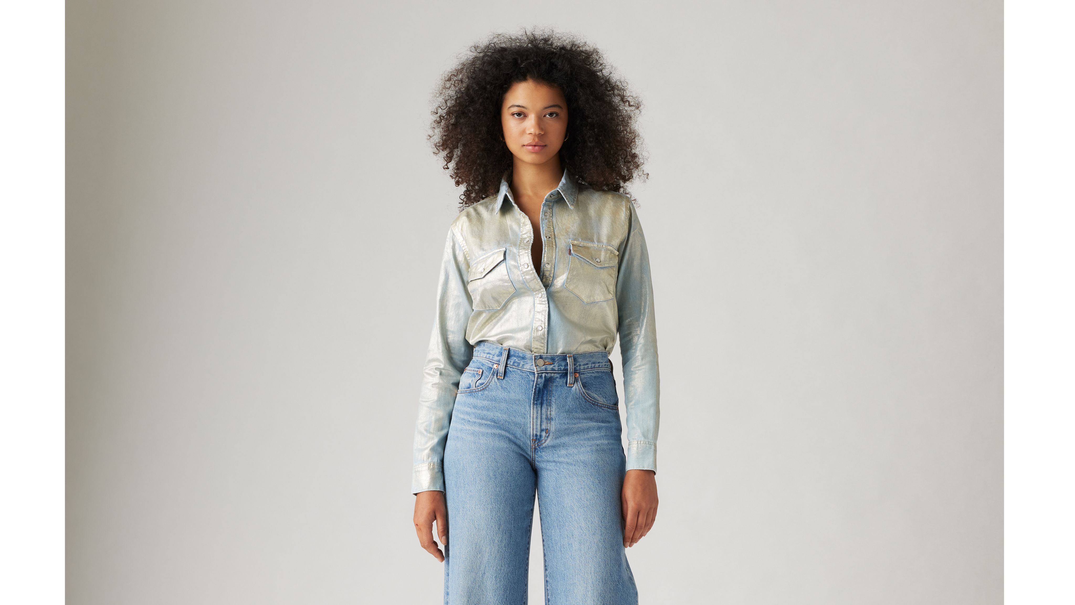 【COSYHARU】A classic denim shirt classic western two-pocket denim shirt - COSYHARU | 60