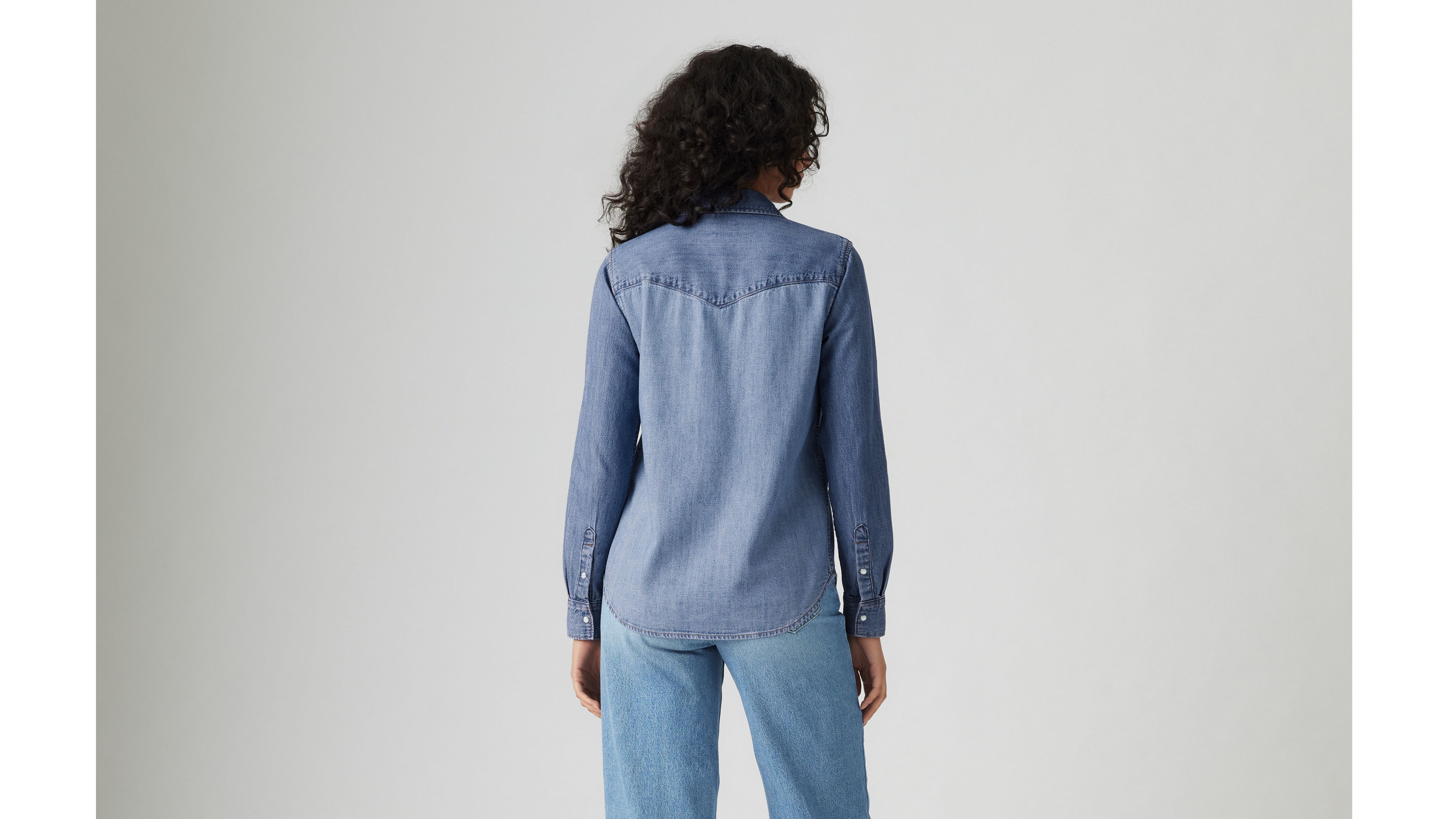 Levi's Iconic Western Denim Shirt In Practically Pieced