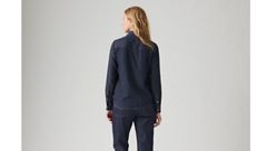Iconic Western Linen+ Denim Shirt — Today's News - Dark Wash 3
