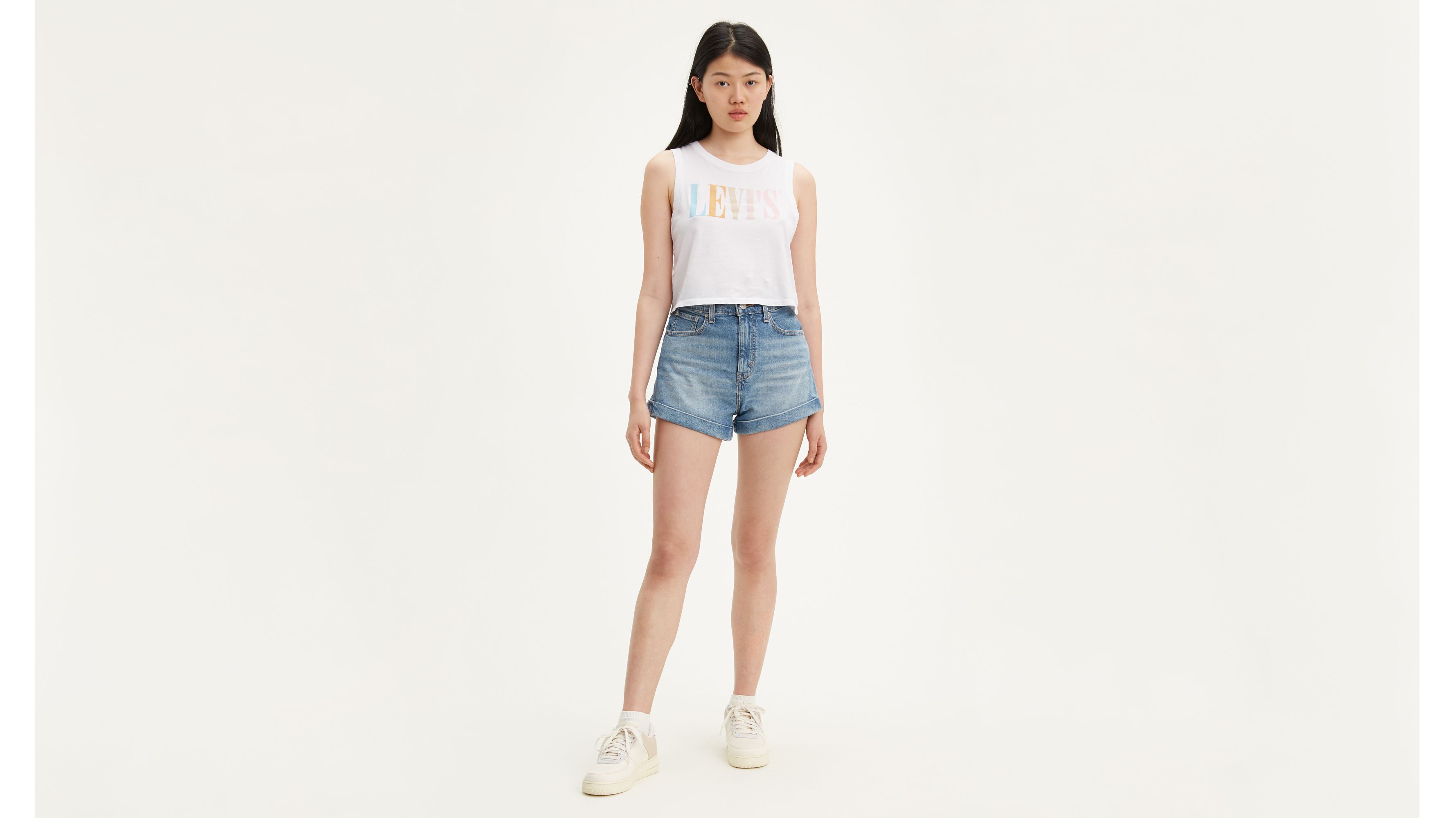 Womens Mom Shorts - Medium Wash | Levi's® US