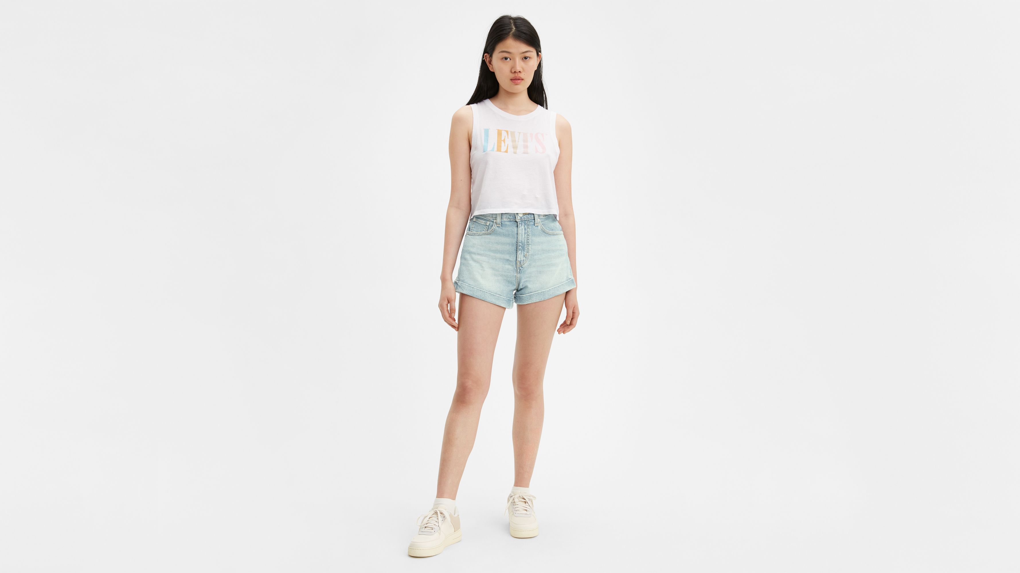 levis mom shorts