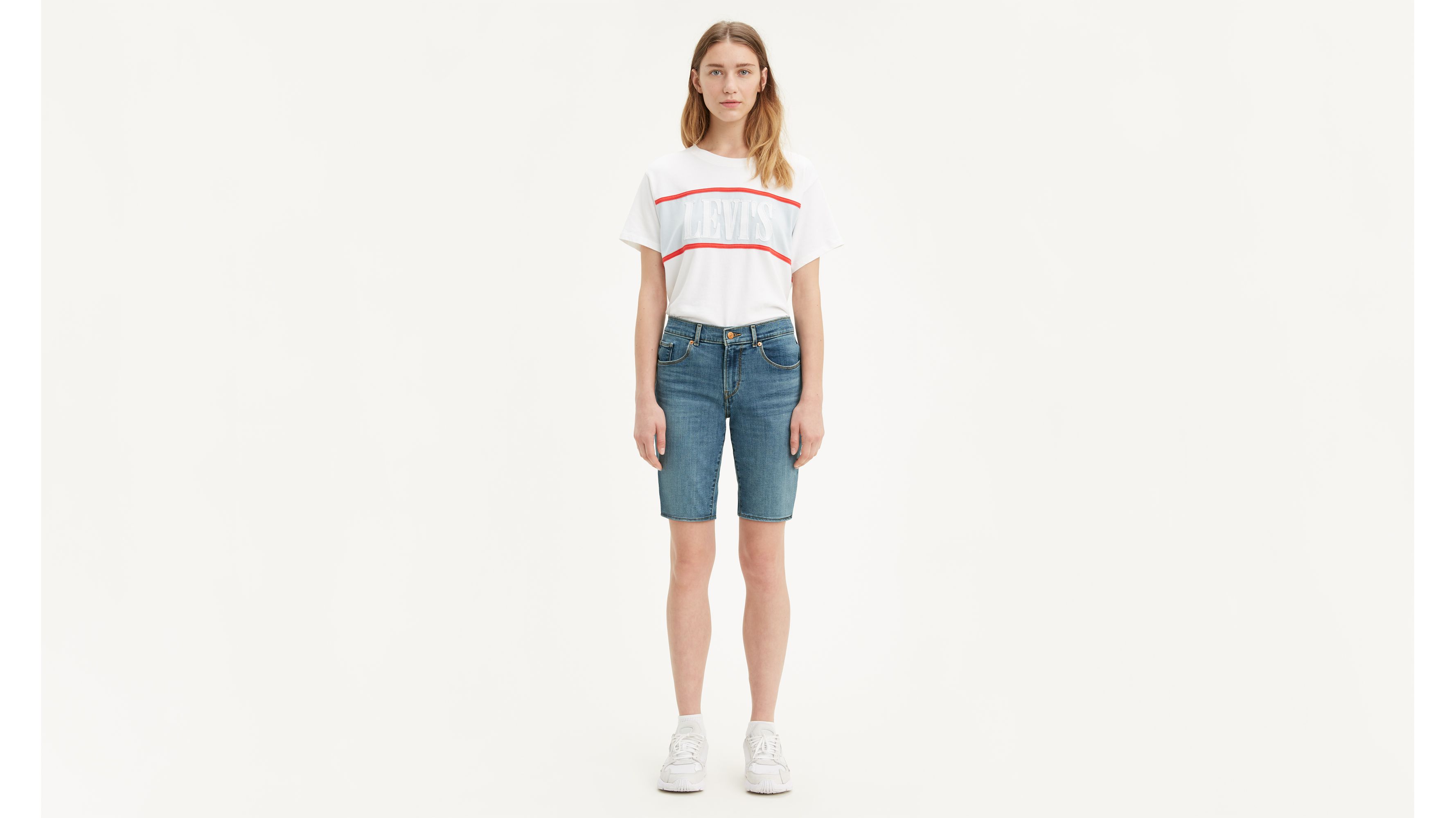 signature levi strauss modern skinny shorts