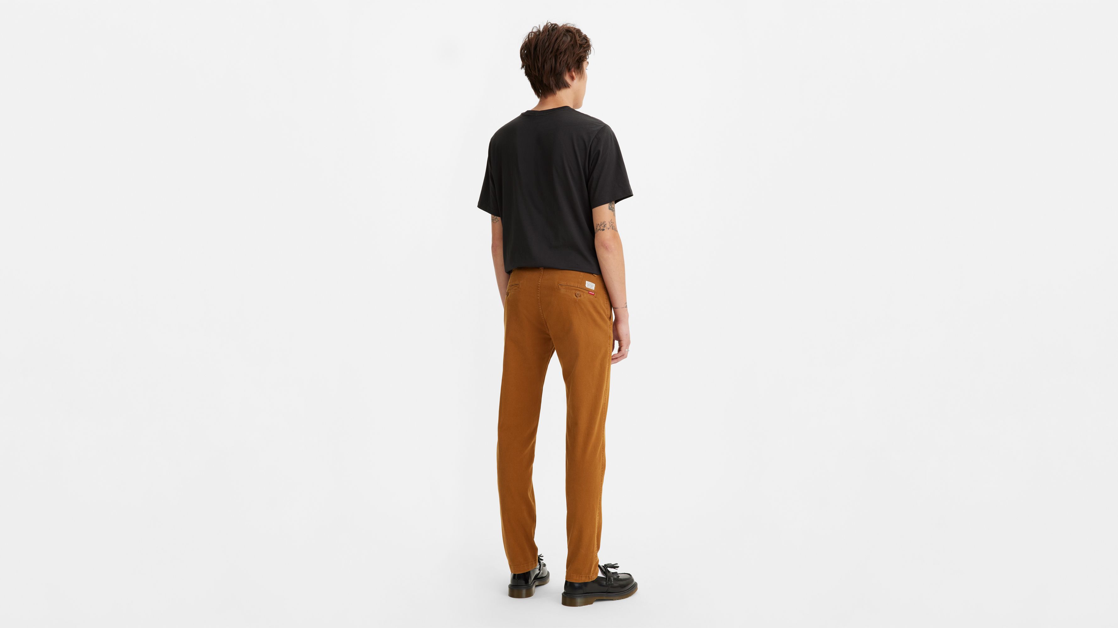 パンツ chino cross belt tuck curve PT Levi's® Xx Chino Standard Taper Fit Men's Pants - Brown