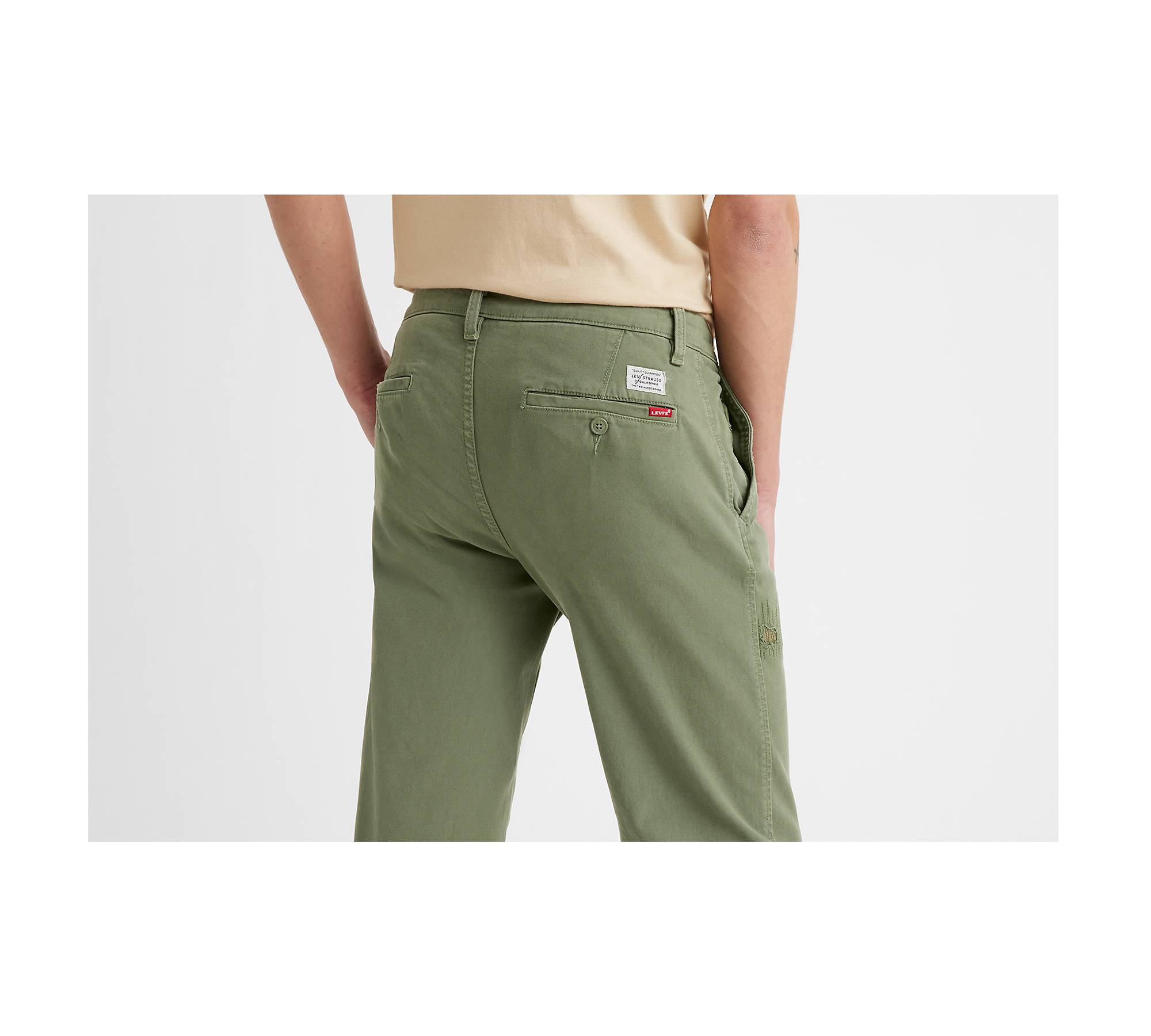 Pantalones Levis Chino Slim Verde Para Hombre