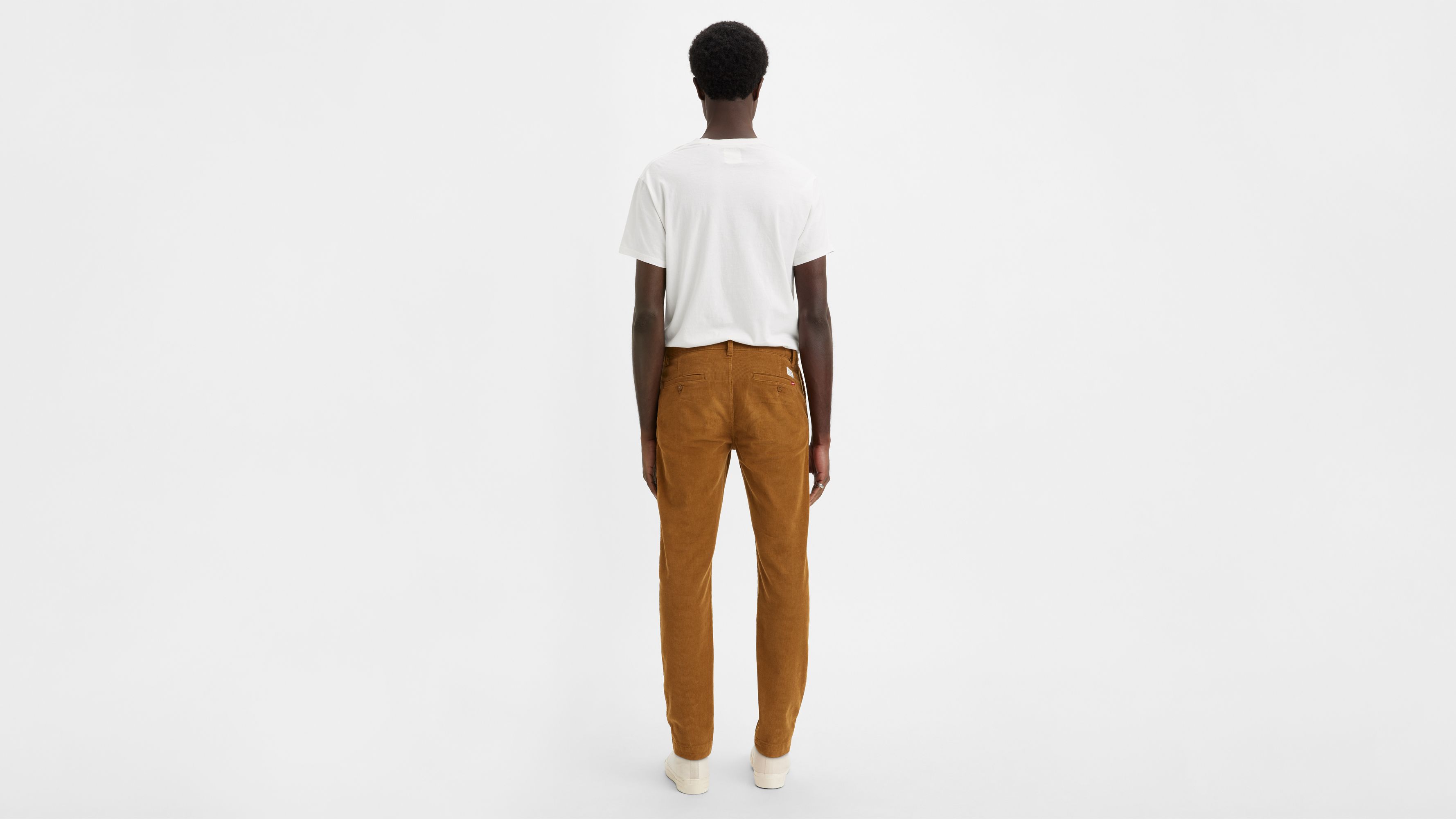 The Brunswick Slim Fit Corduroy Pant in Caramel Brown