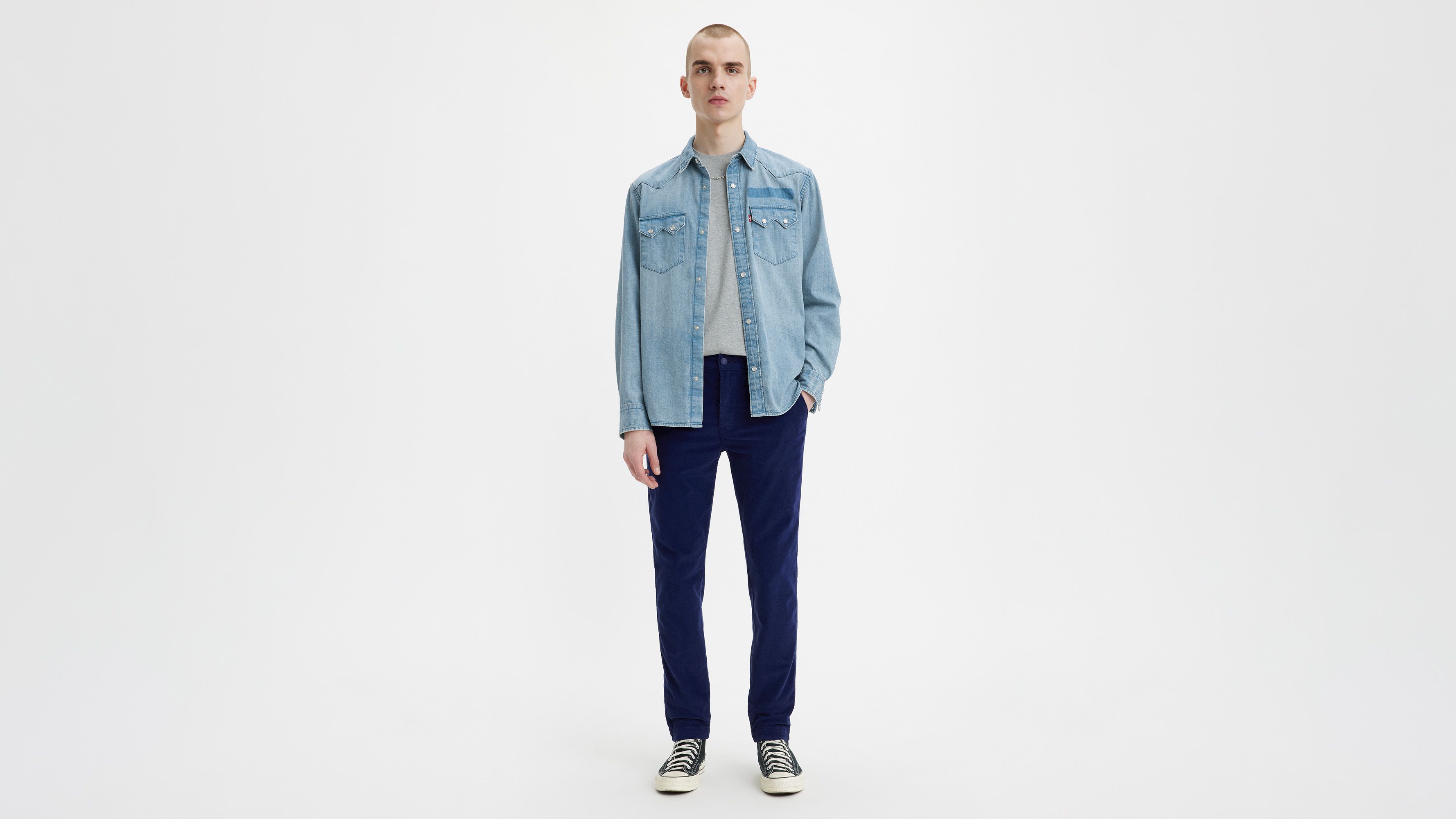 Chinosy Xx Standard Ii - Niebieski | Levi's® PL