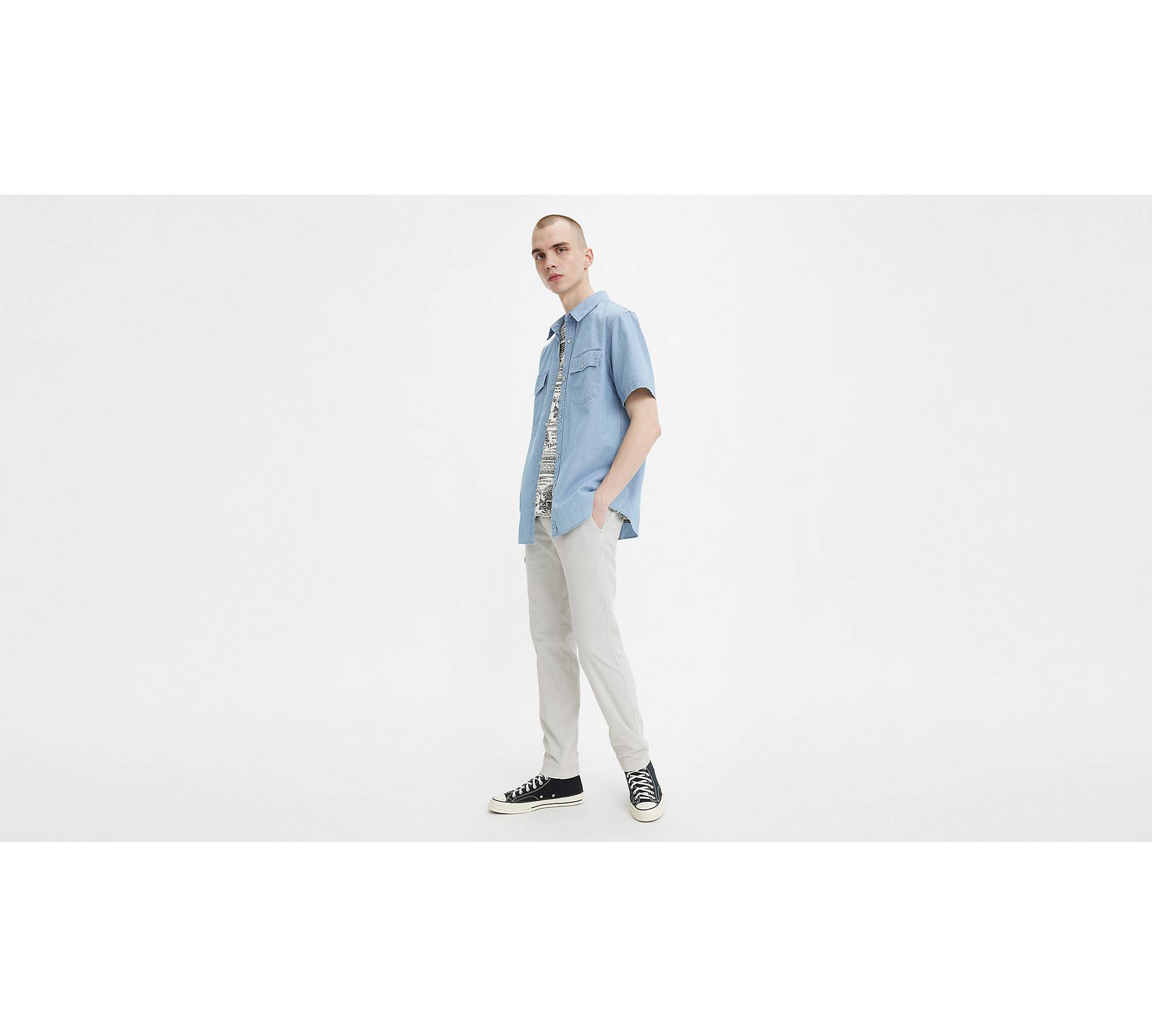 Levi's® Xx Chino Standard Taper Fit Corduroy Men's Pants - Grey