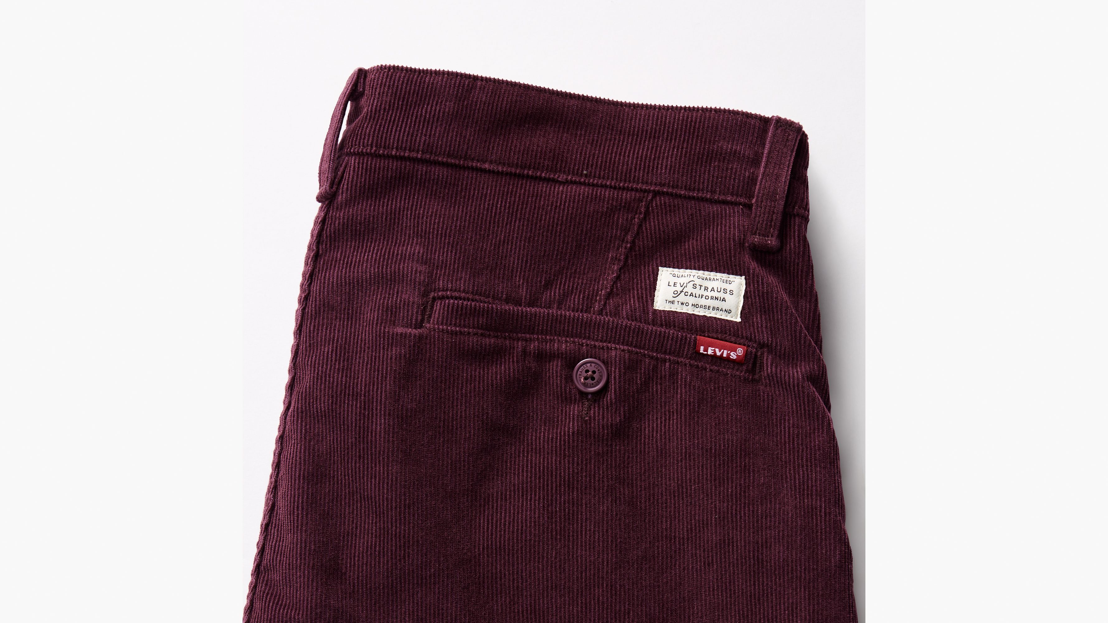 Levi's® Xx Chino Standard Taper Fit Corduroy Men's Pants - Red