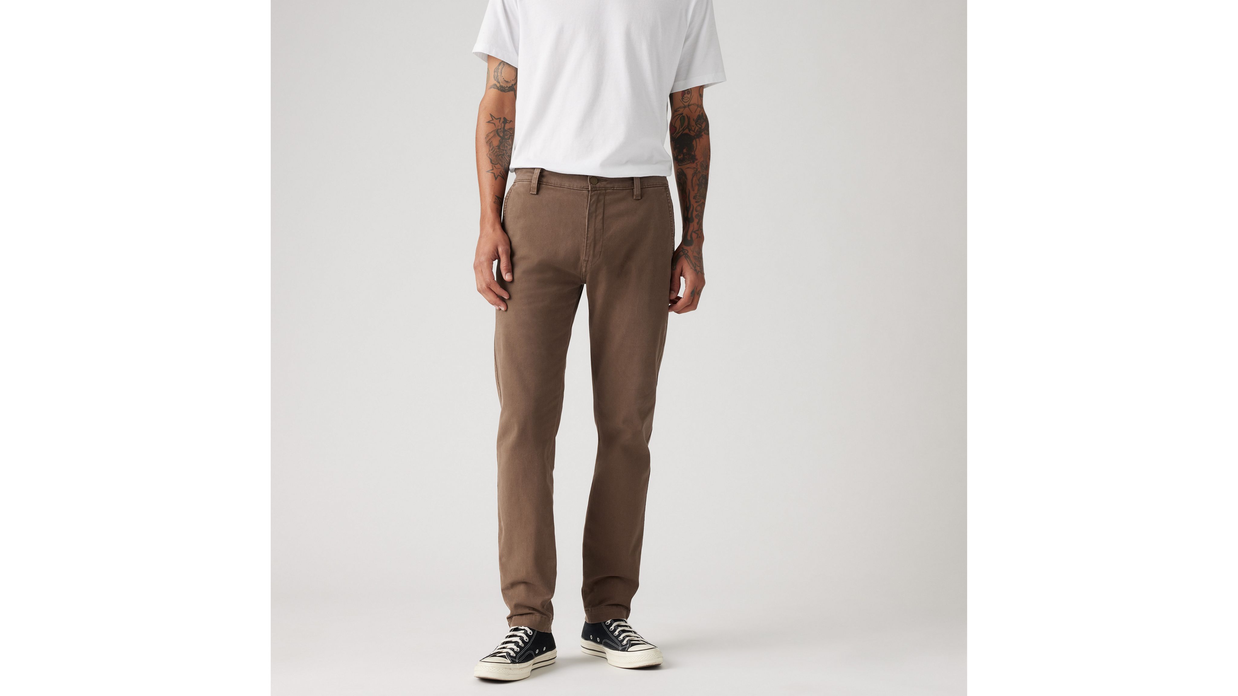 【W34 L32】 europe levi's ブラウン Engineered Xx Chino Standard Taper Trousers - Brown | Levi's® GB