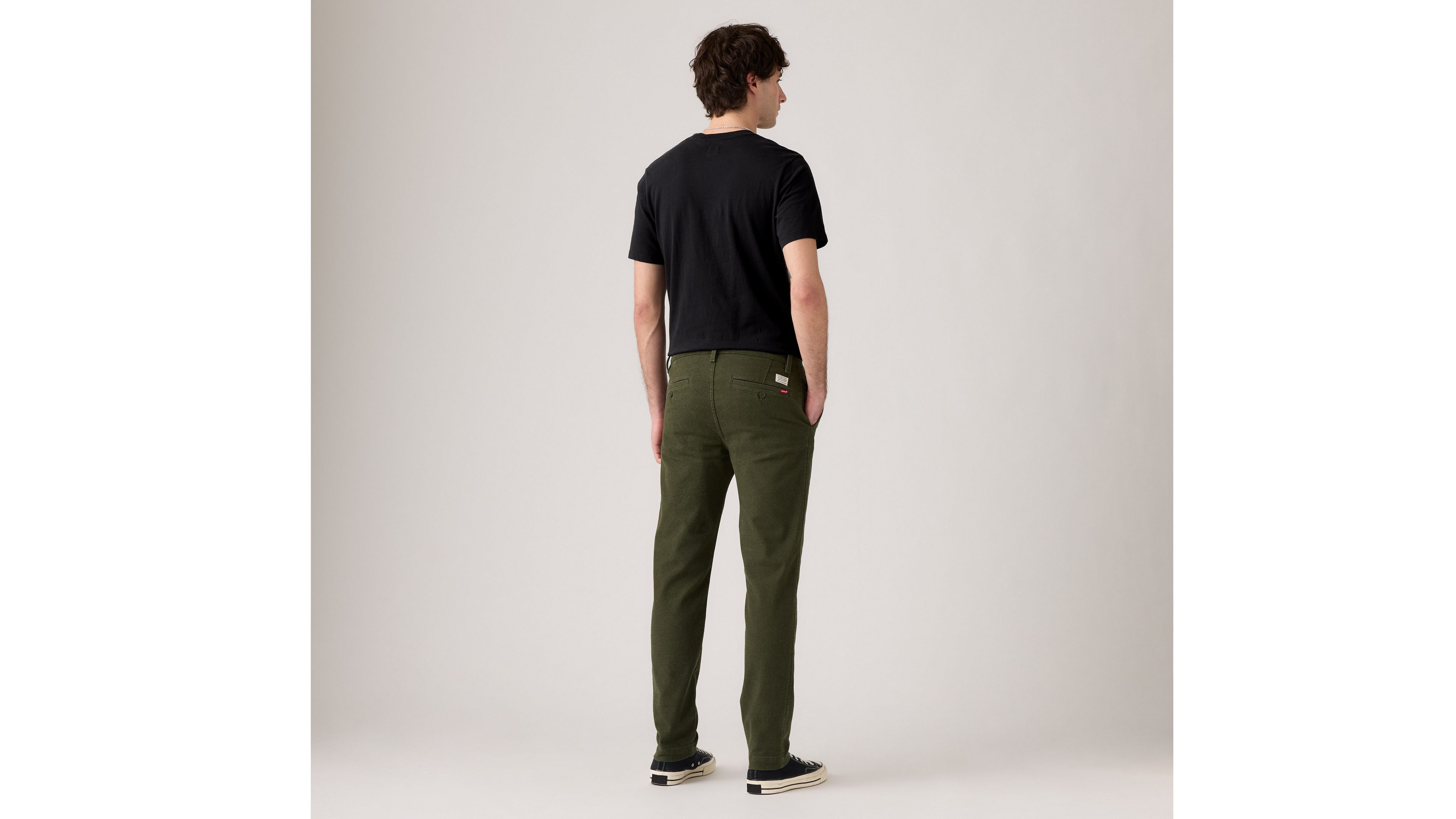 XX Chino Standard Taper Fit Brushed Wool-like Twill Men's Pants 3