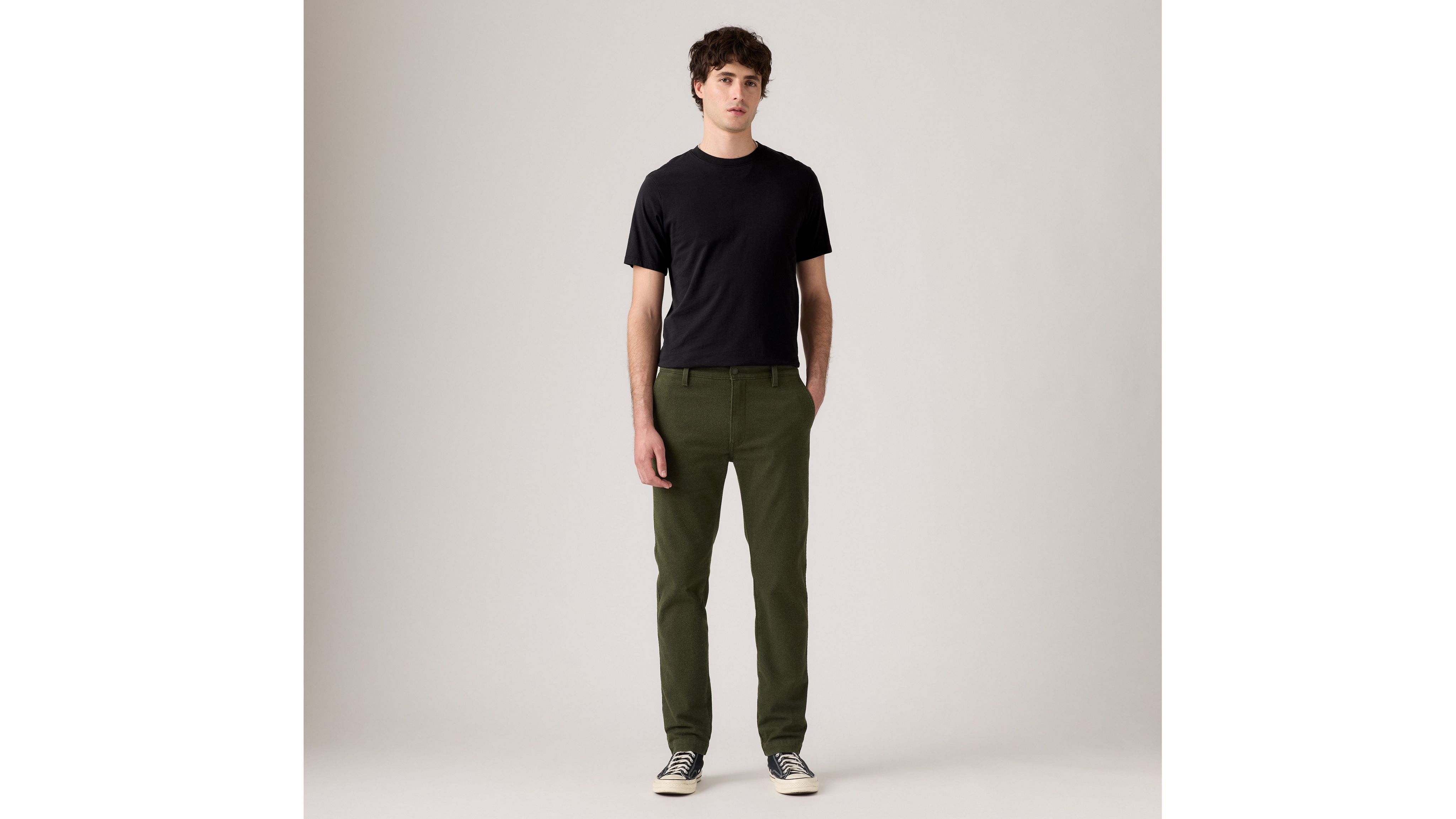 XX Chino Standard Taper Fit Brushed Wool-like Twill Men's Pants 12