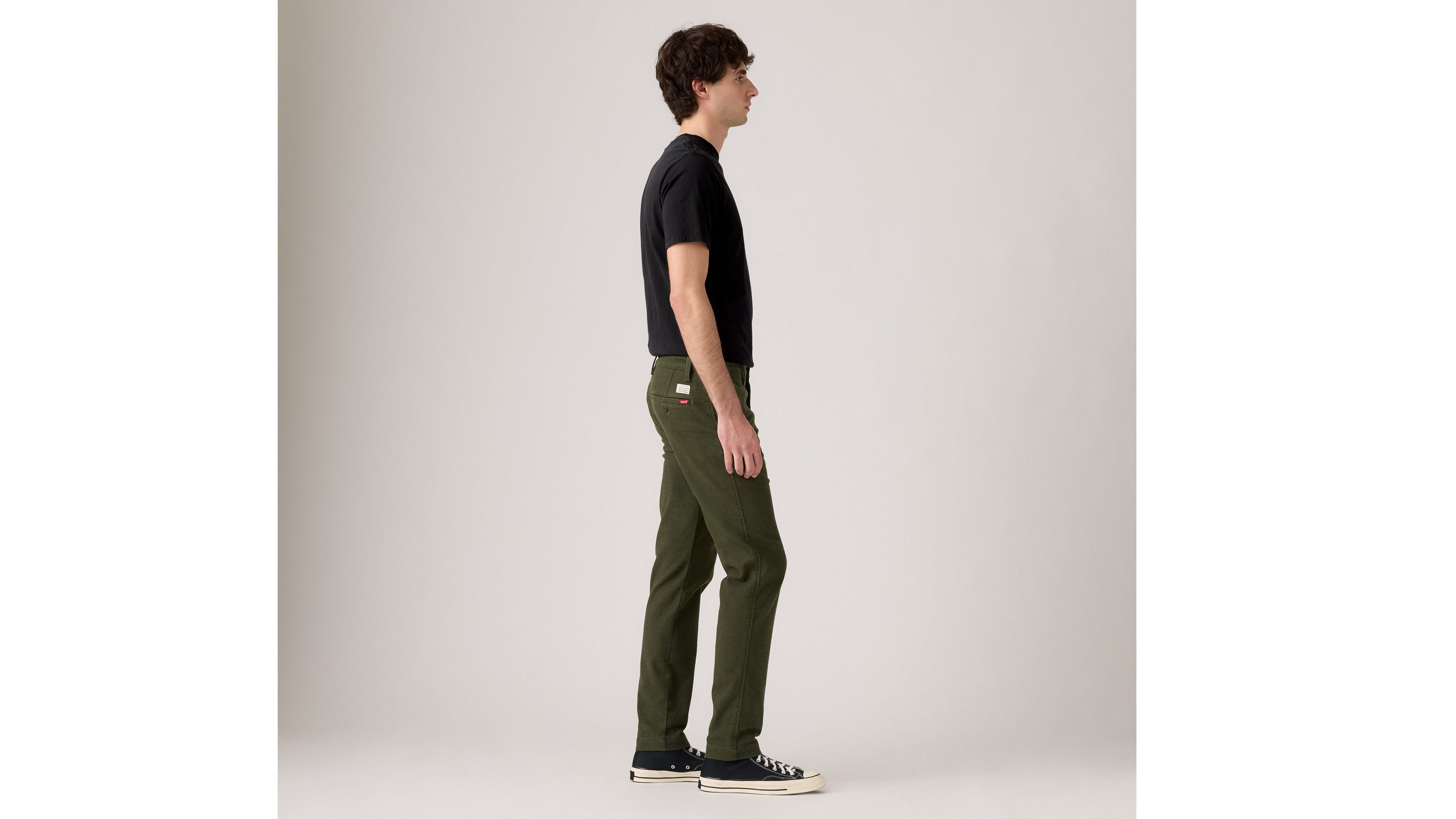 XX Chino Standard Taper Fit Brushed Wool-like Twill Men's Pants 4