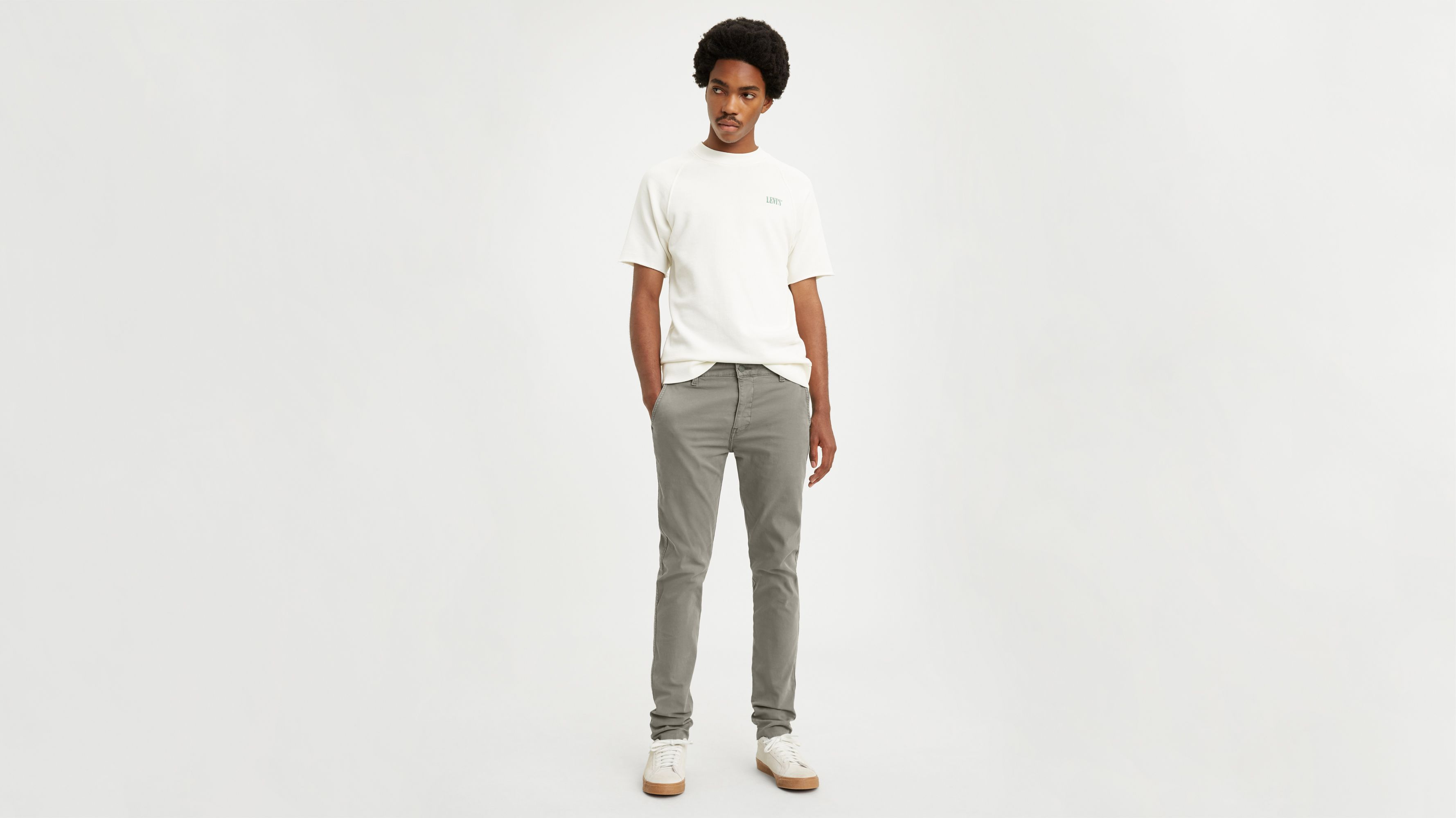 Top 39+ imagen levi’s grey chinos