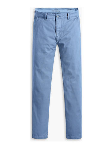 리바이스 Levi Levi’s Xx Chino Slim Taper Fit Mens Pants,Riviera Blue Shady Garment Dye - Blue - Stretch