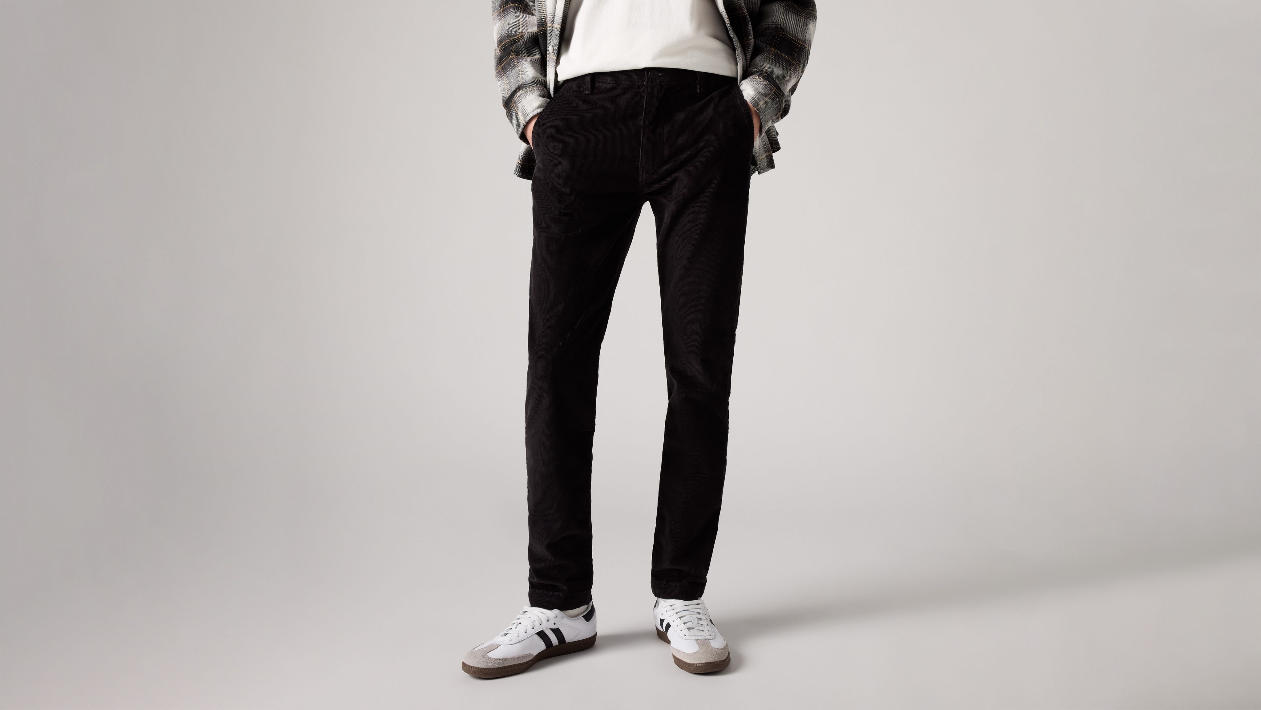 Slanke XX chinobukser med indsnævrede ben 1