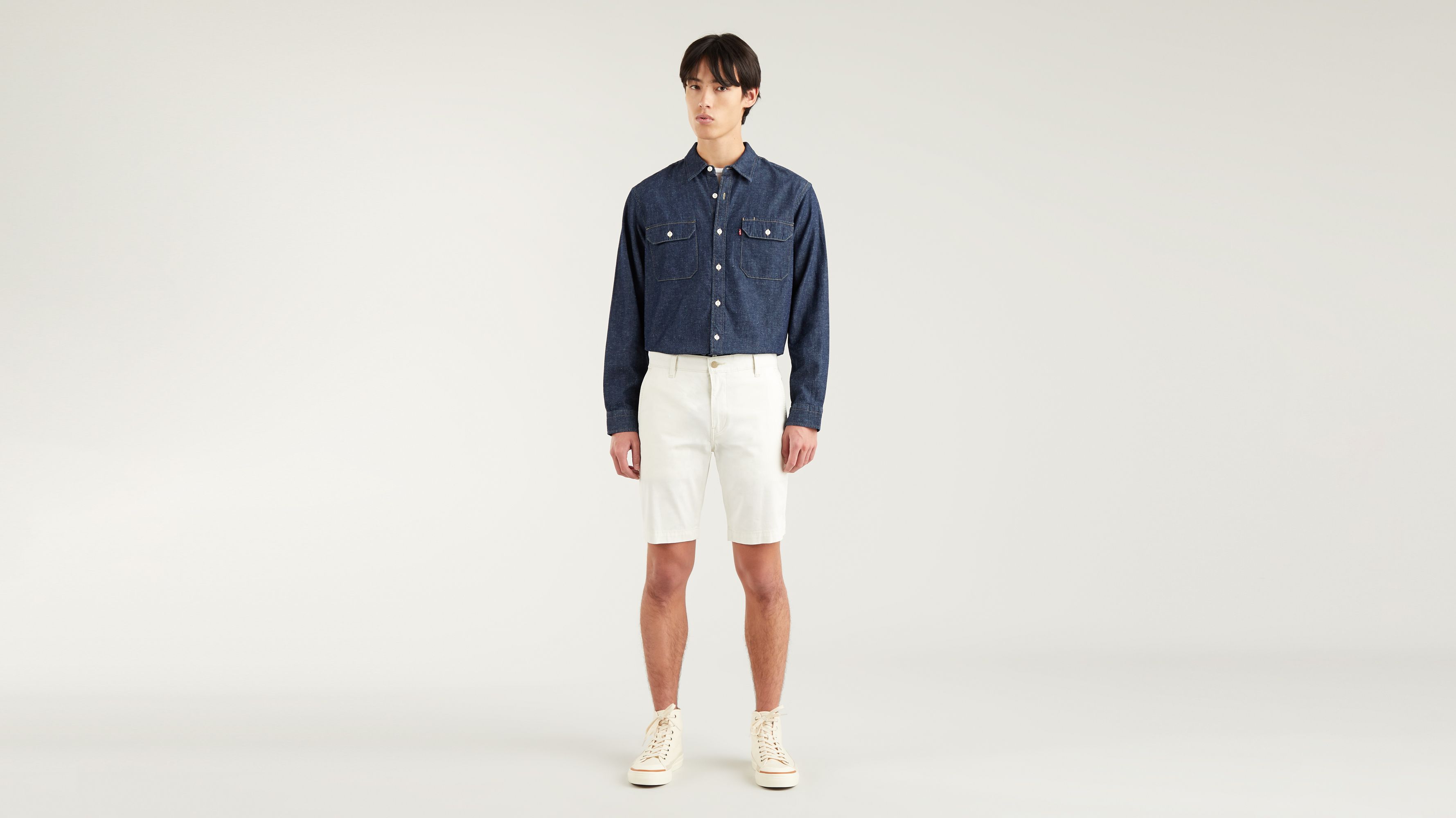 levis taper shorts