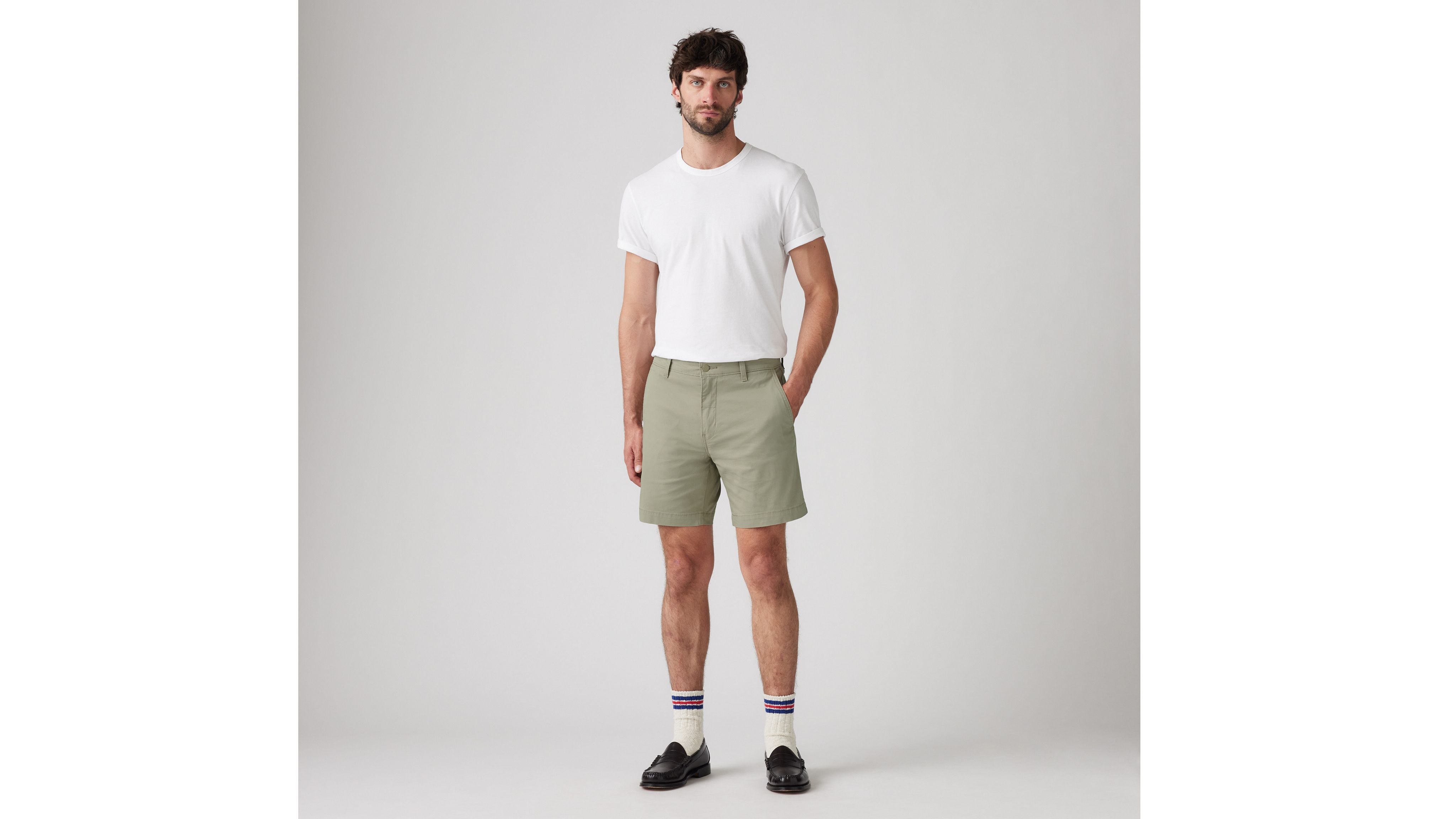 XX Chino Standard Cotton Linen Shorts 5