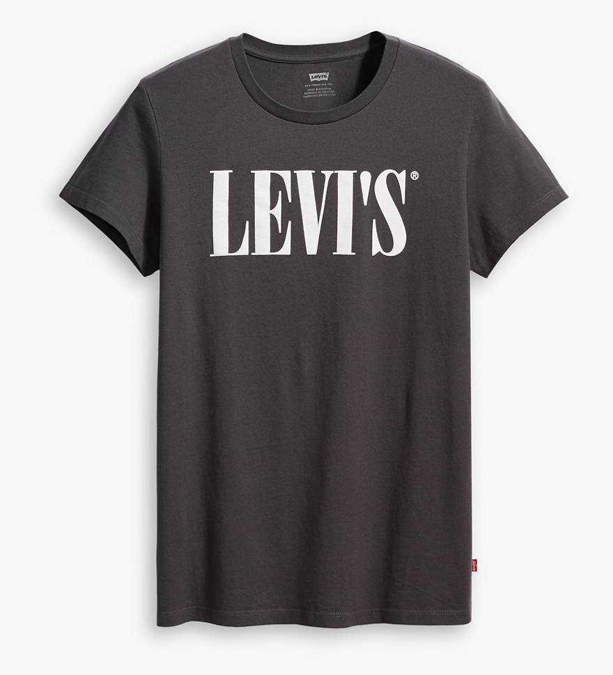 Levi's® Serif Logo Graphic Tee Shirt - White | Levi's® US