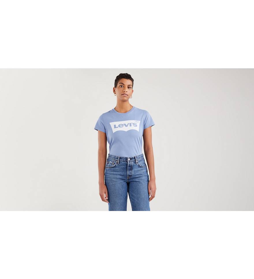 The Perfect Tee Seasonal Bw Country Blue - Blue | Levi's® SM
