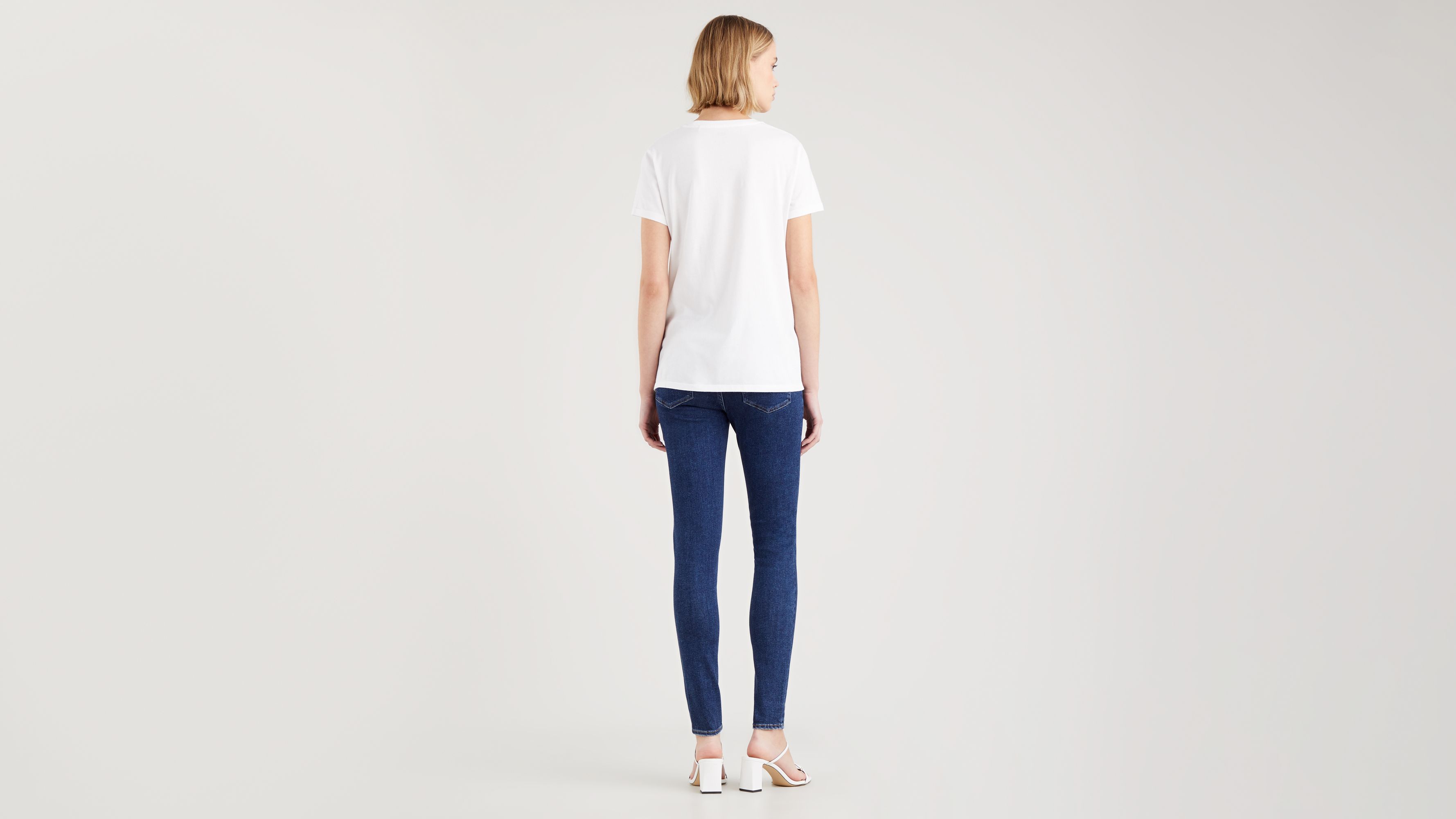 Foxers Perfect White Deep V T-Shirt at  Women's Clothing store