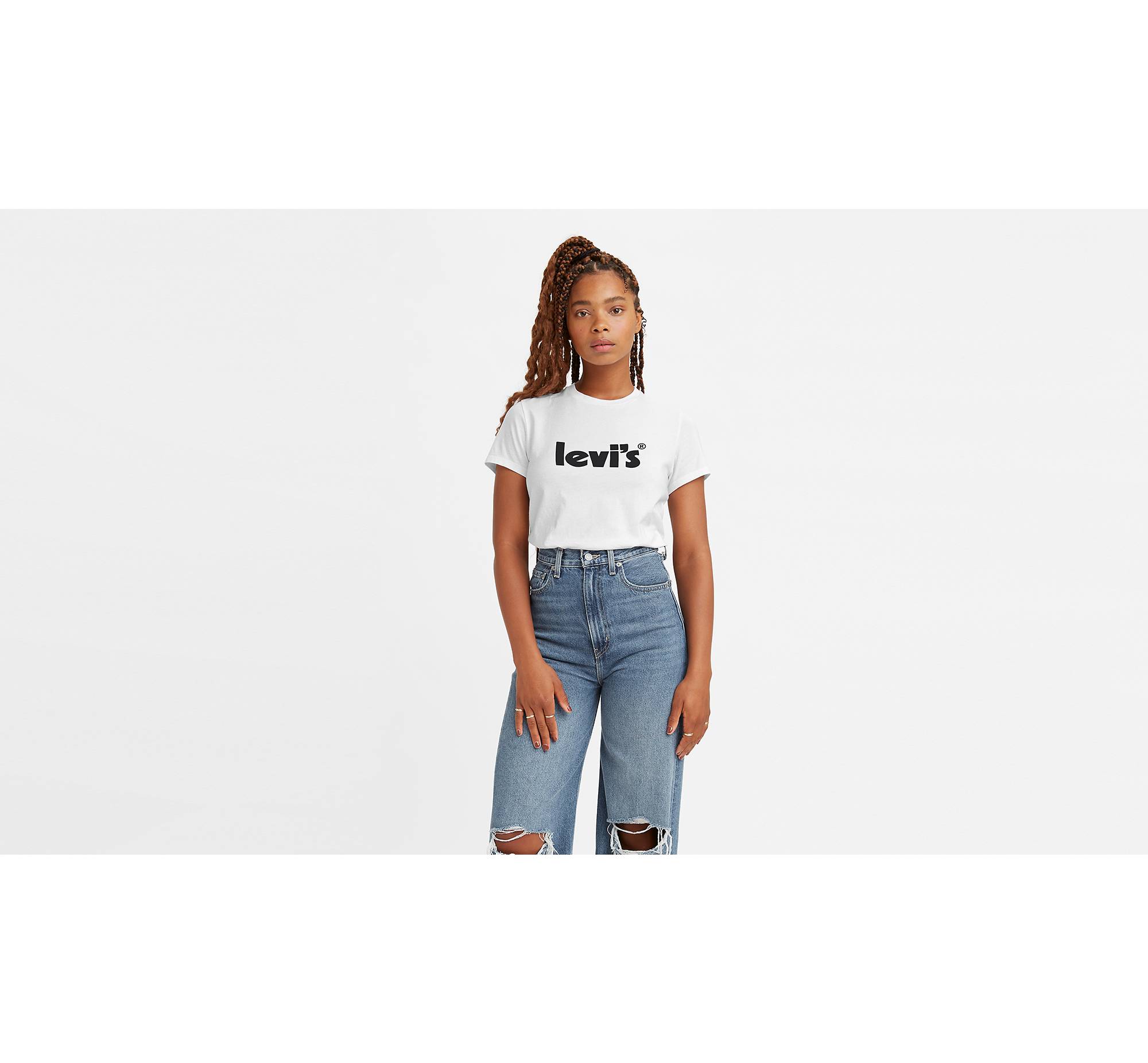The Perfect Tee Poster Logo - White | Levi's® AD