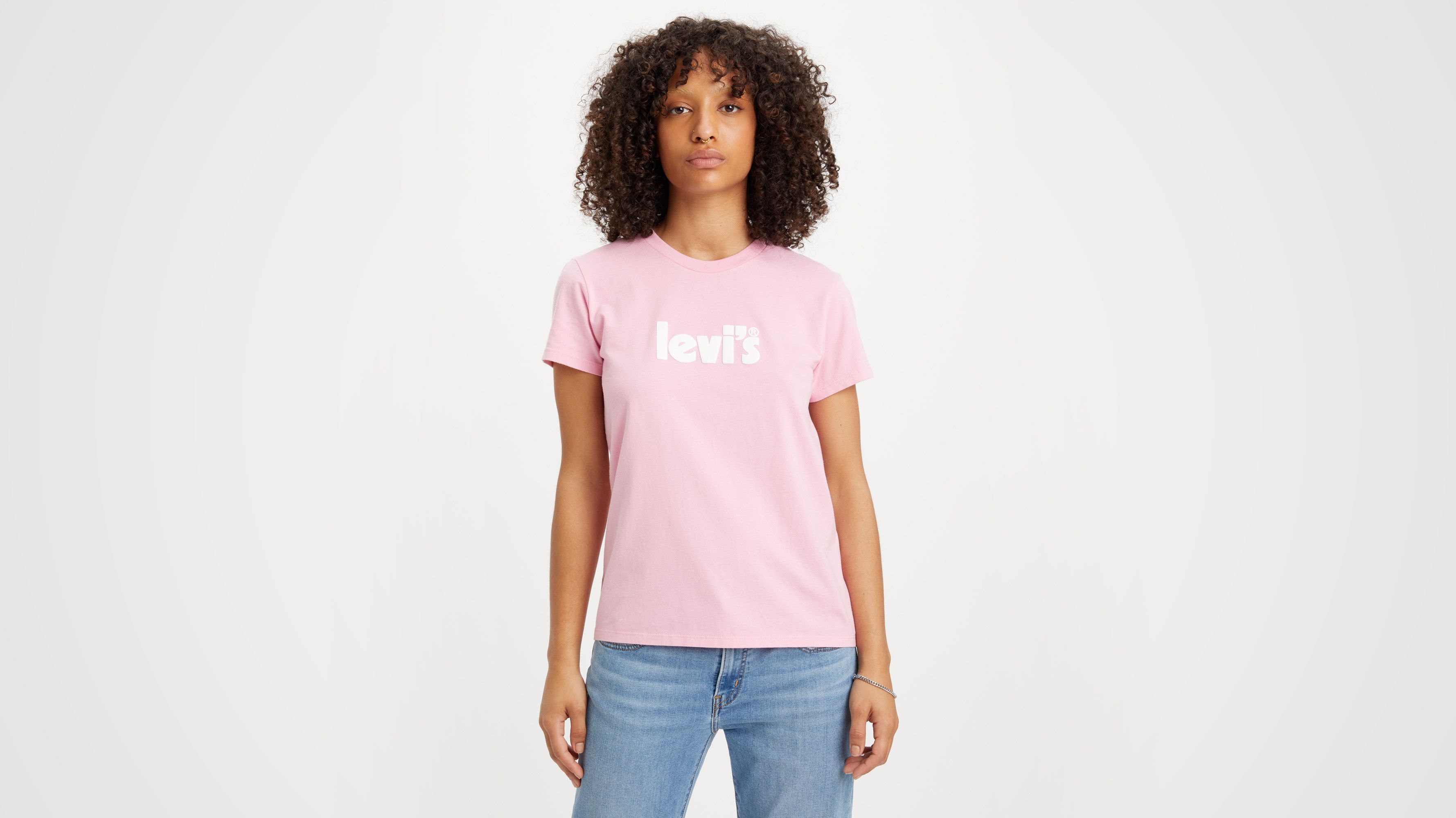 Levi on sale pink shirt