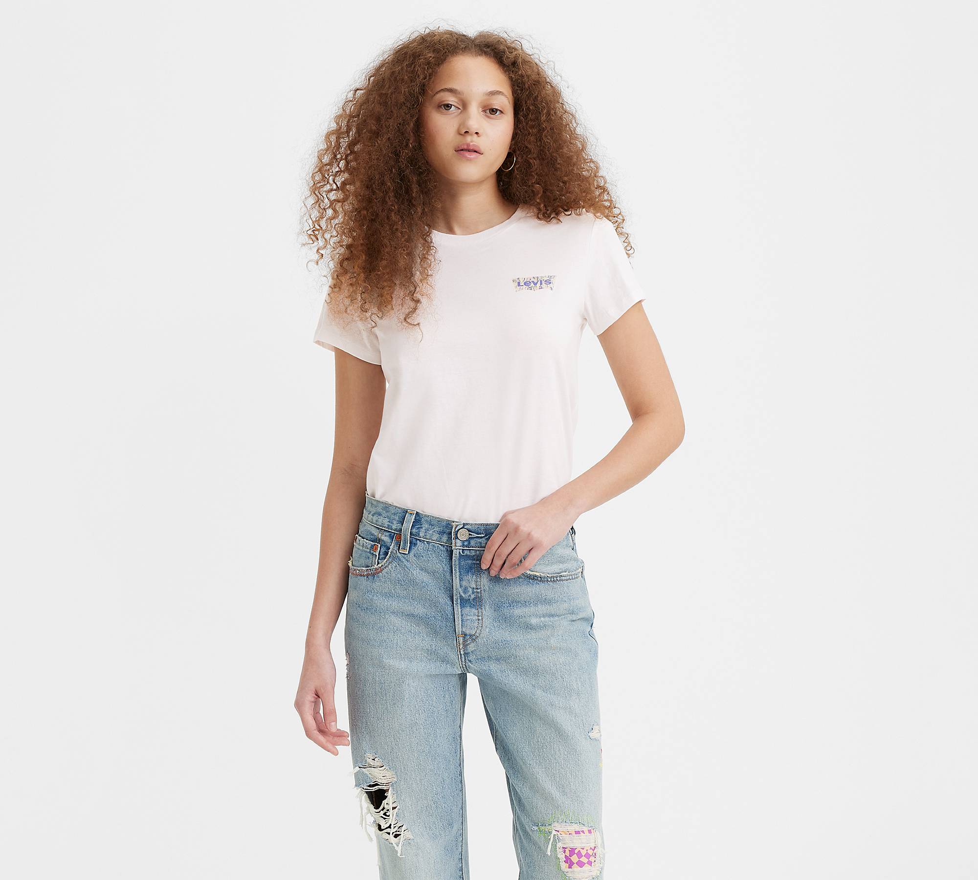 The Perfect Tee - White | Levi's® IE
