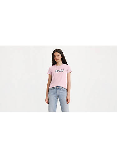 리바이스 Levi Perfect T-shirt,Chalk Pink