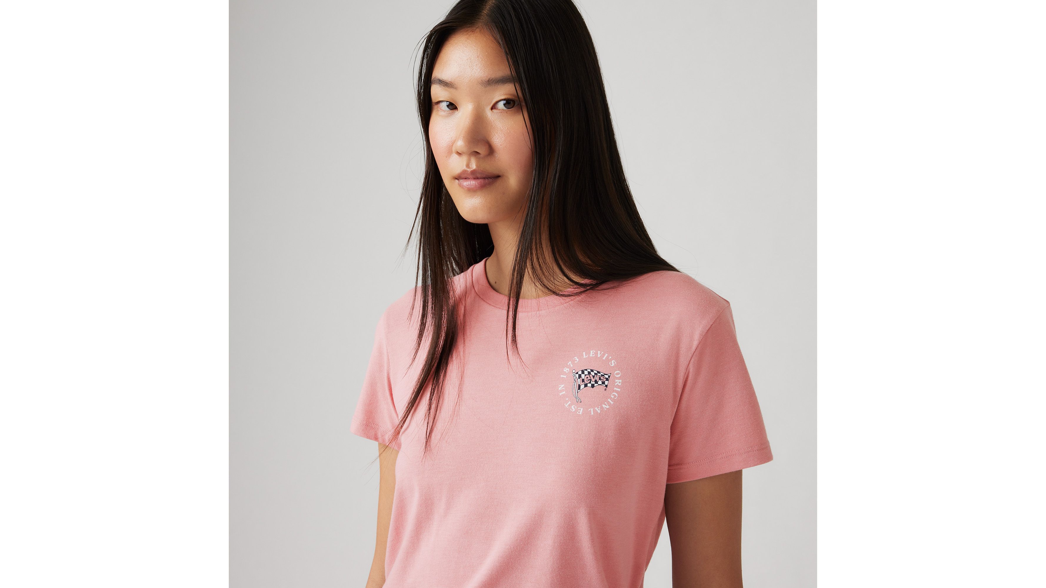 Levi's Graphic Perfect T-shirt In  Original Flag