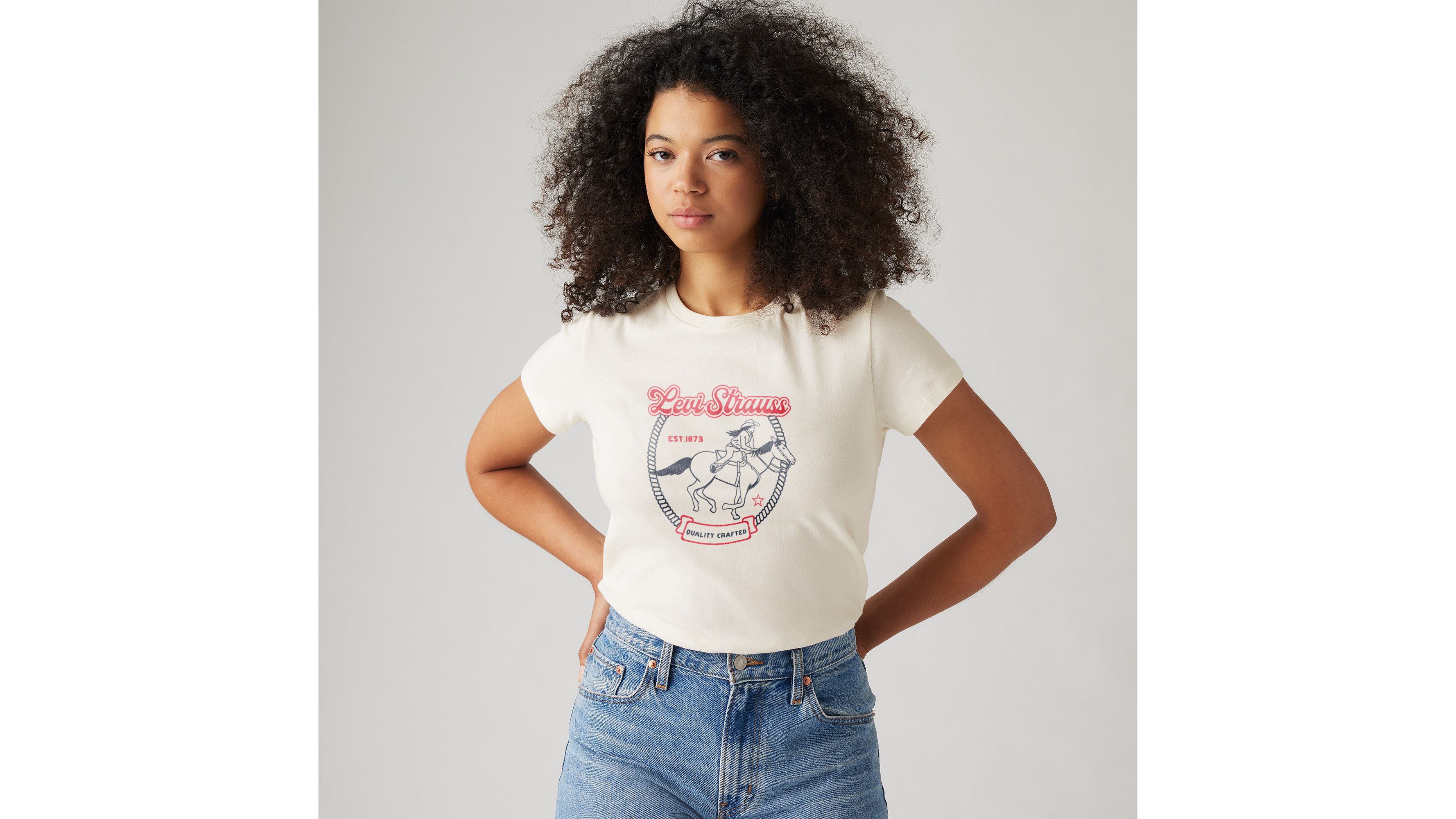 【SATIIIZ】Belle loose check shirt I.O.C. Blooming Bull T-Shirt - Women's T-Shirts in Heather