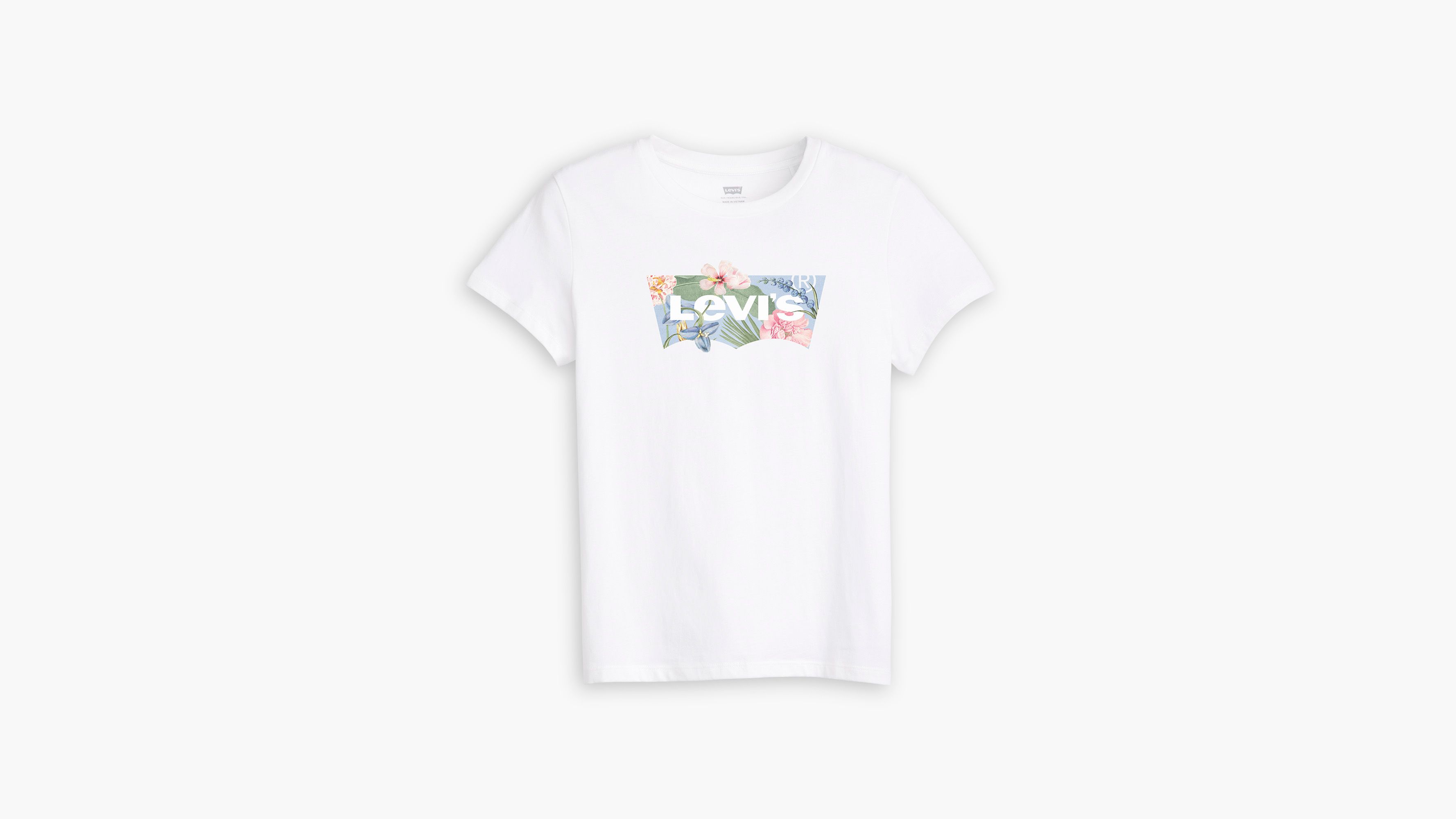 Tシャツ・カットソー Levi's THE PERFECT TEE White Women's Levi's® Logo Perfect Tee