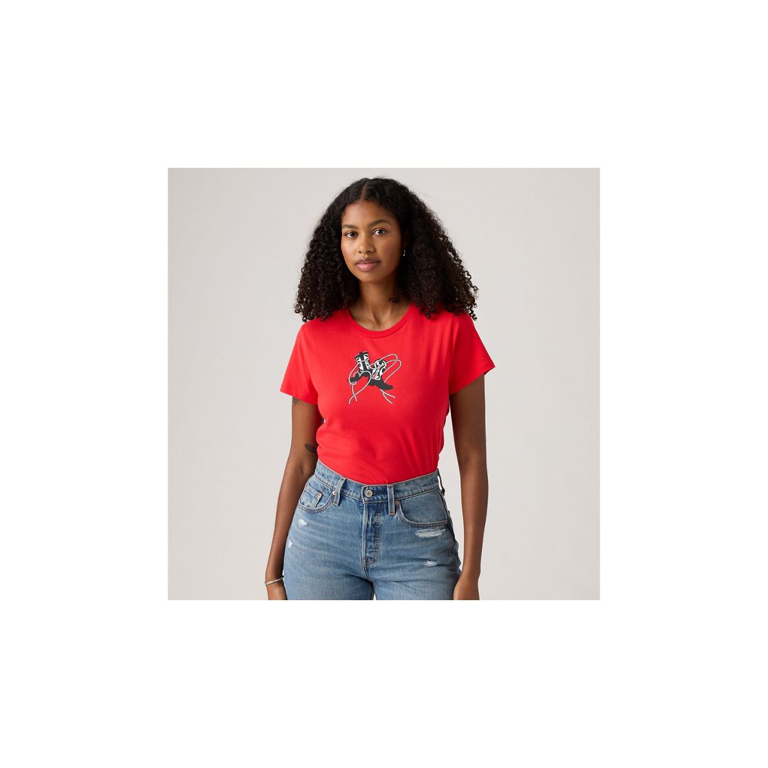 Levi's Perfect T-shirt In Red